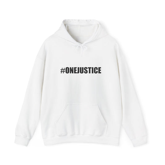#OneJustice Hoodie — #ProsecutethePowerful Pullover