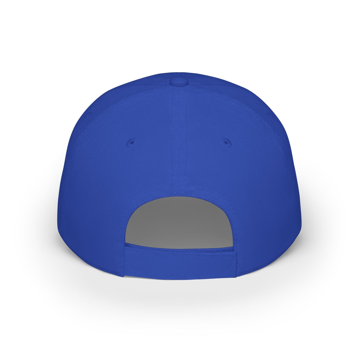 Low Profile Baseball Cap — "Bitchtastic Tees" White Script Embroidered Hat