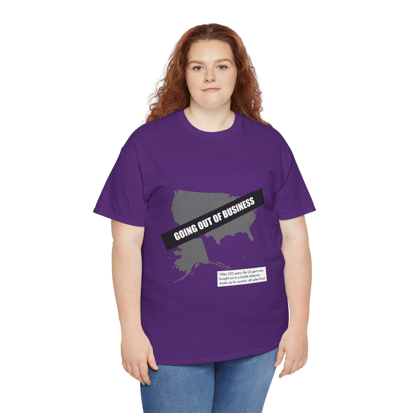 T‑Shirt — "Going Out of Business" USA Map Graphic Tee