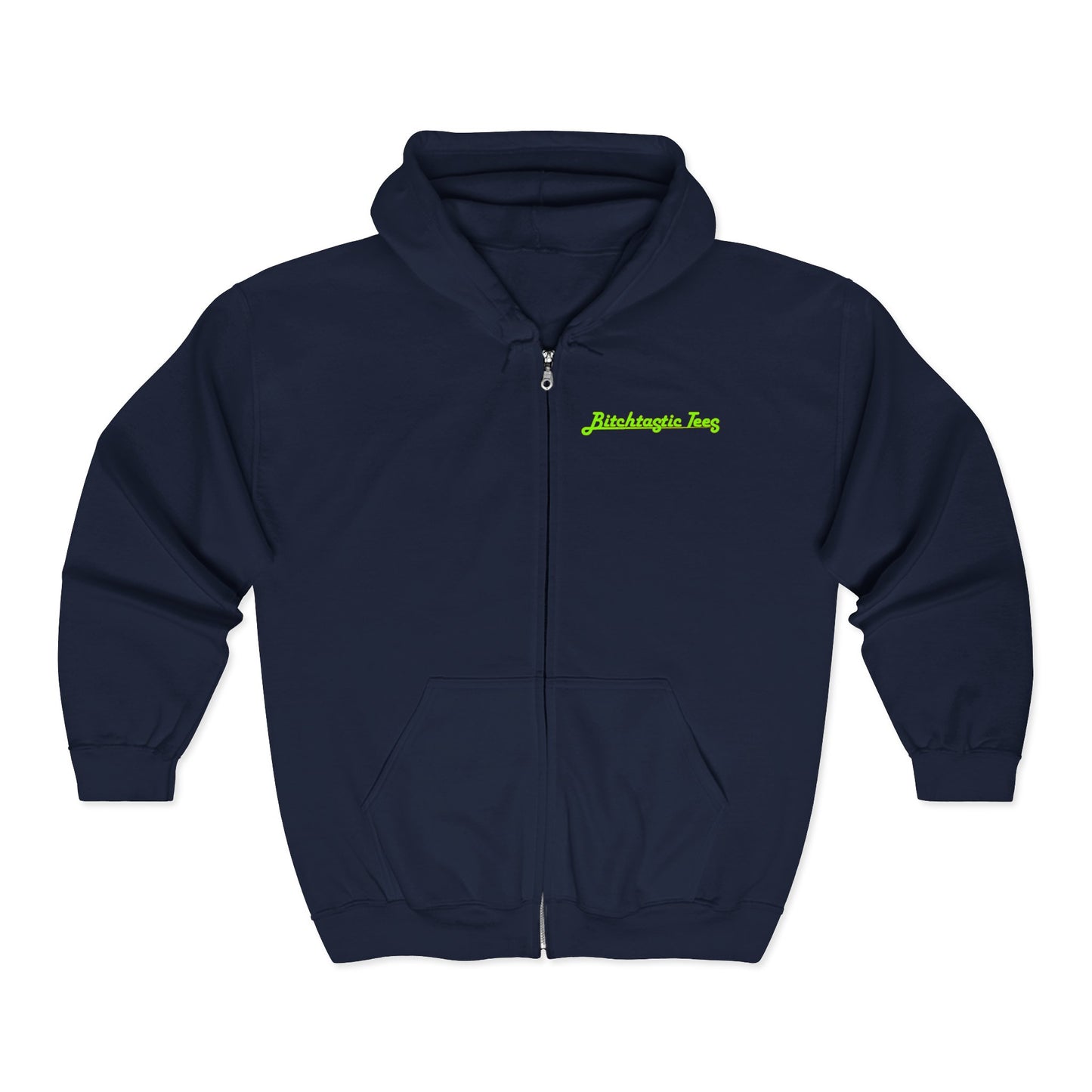 Full Zip Hoodie - "Stop Banning Books (your kids can't read anyway)" Novelty Protest Zip-Up