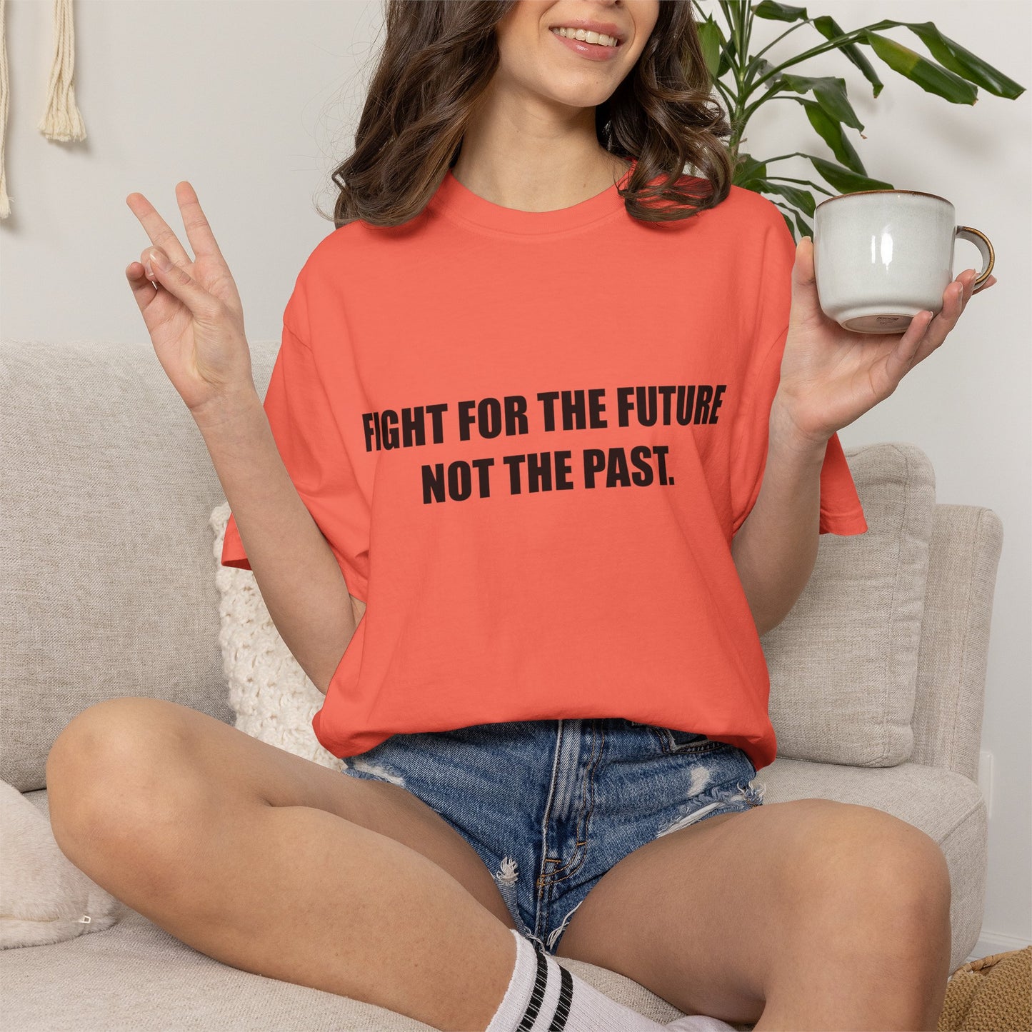 Fight for the Future T-Shirt —  Environmental Message Graphic Tee