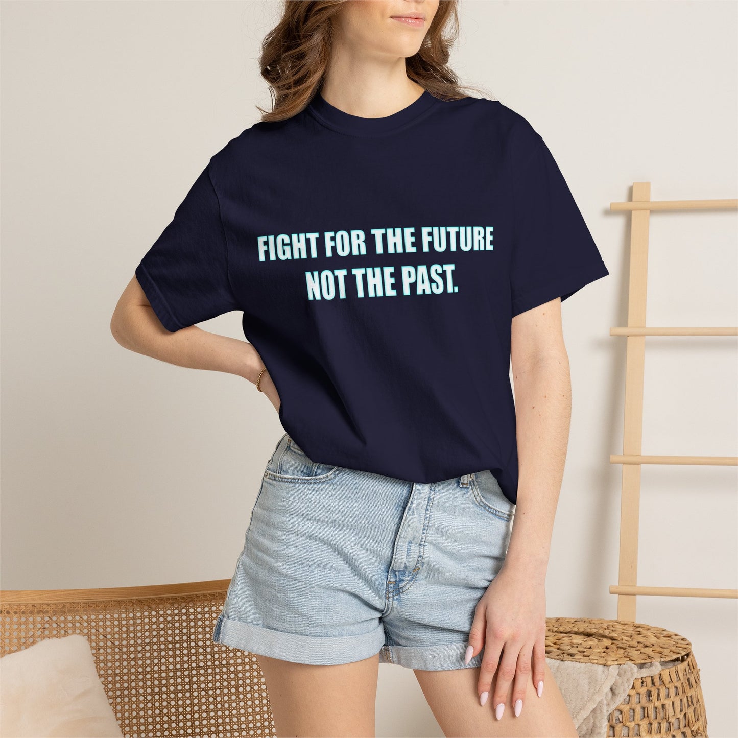 Fight for the Future T-Shirt — Environmental Urgency Slogan Tee