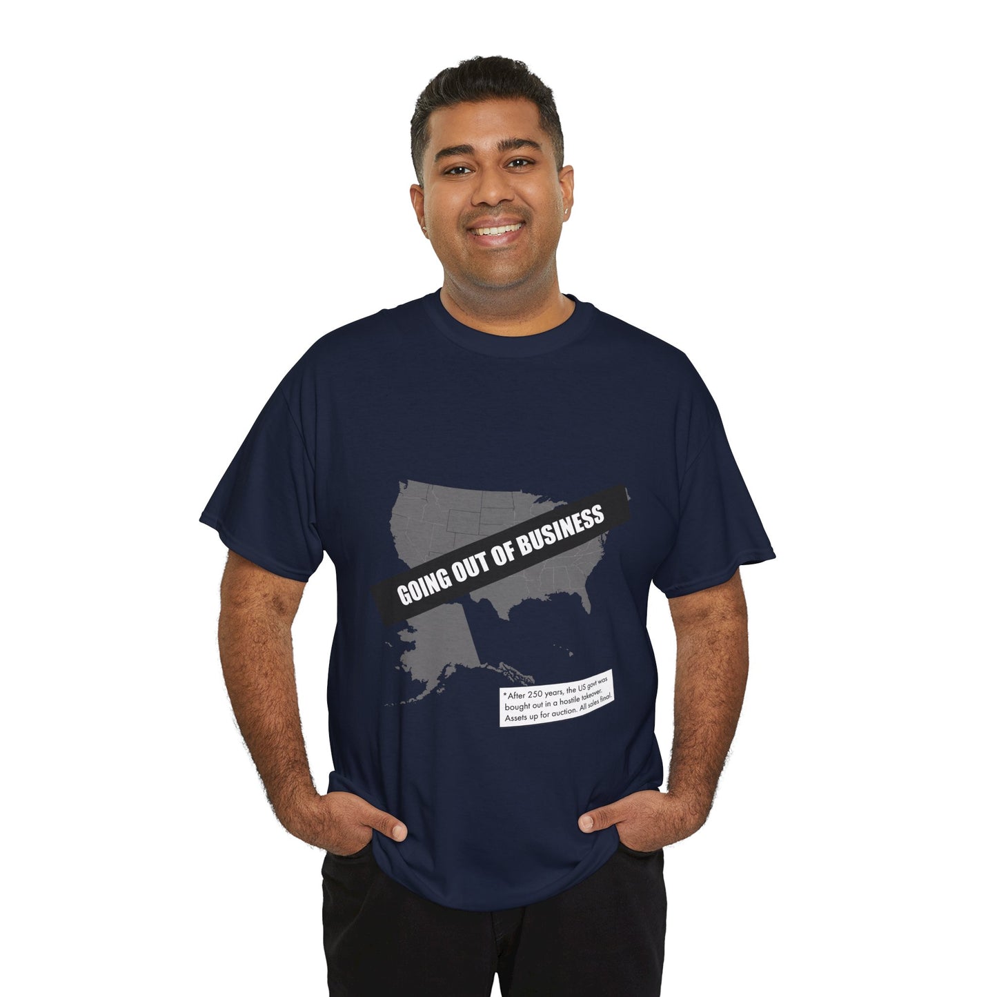 T‑Shirt — "Going Out of Business" USA Map Graphic Tee