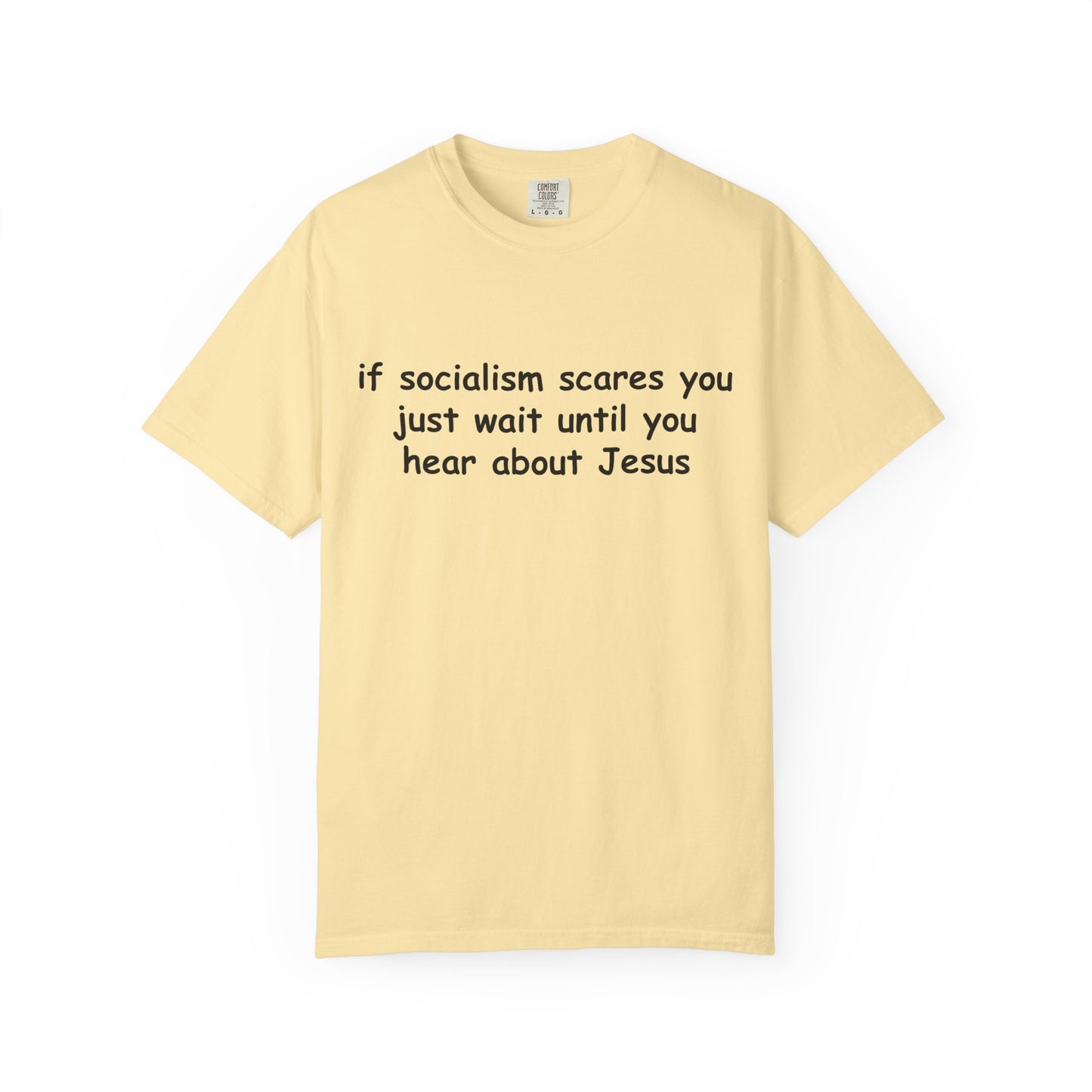 Socialist Jesus T-Shirt —  Modern Irony Graphic Tee