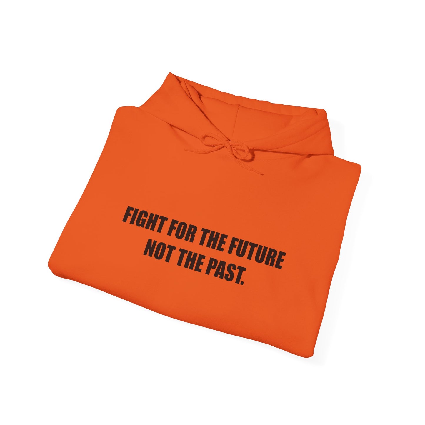 Hoodie — "Fight for the Future Not the Past" Motivational Slogan Hoodie