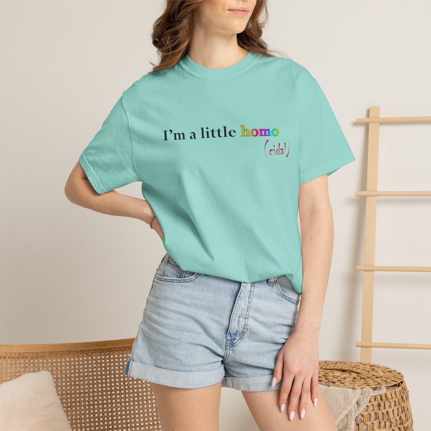 I'm a little homo (cidal) T-Shirt — Funny Statement Tee