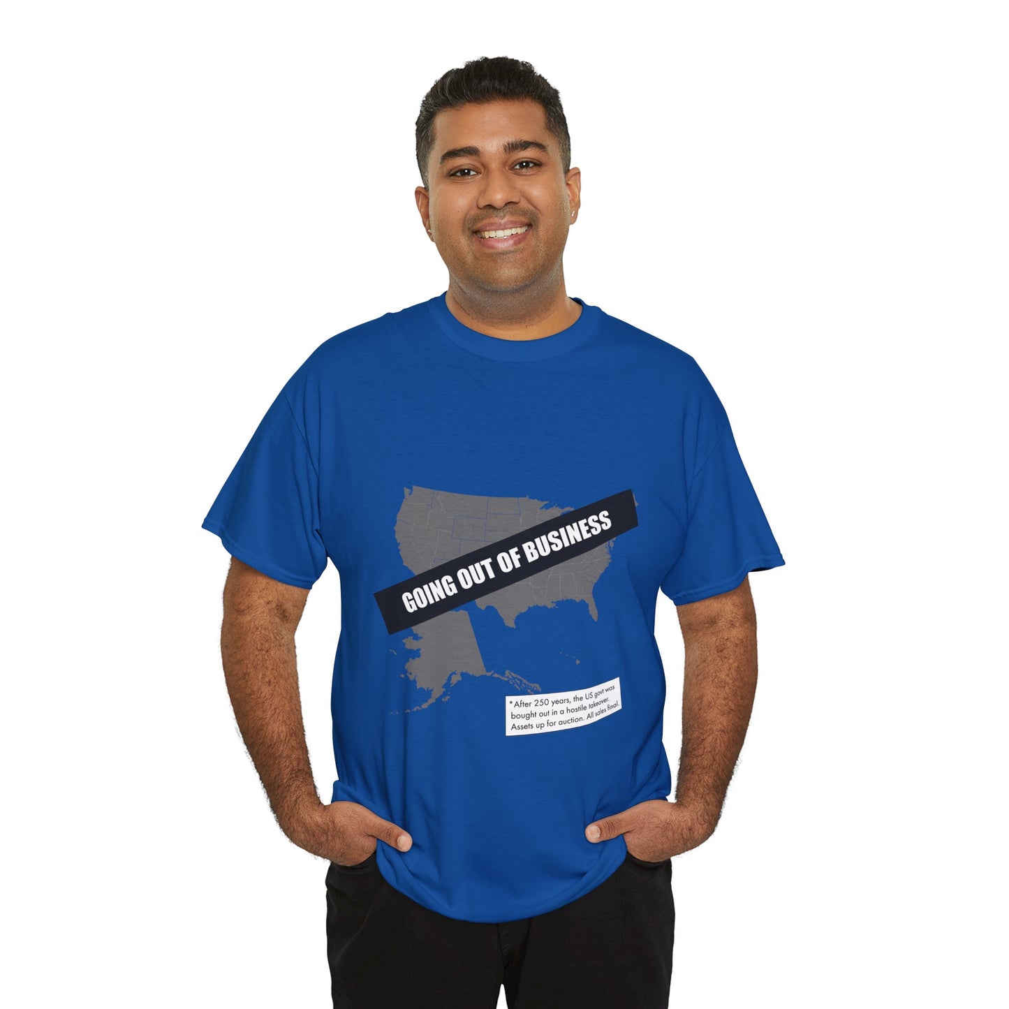 T‑Shirt — "Going Out of Business" USA Map Graphic Tee