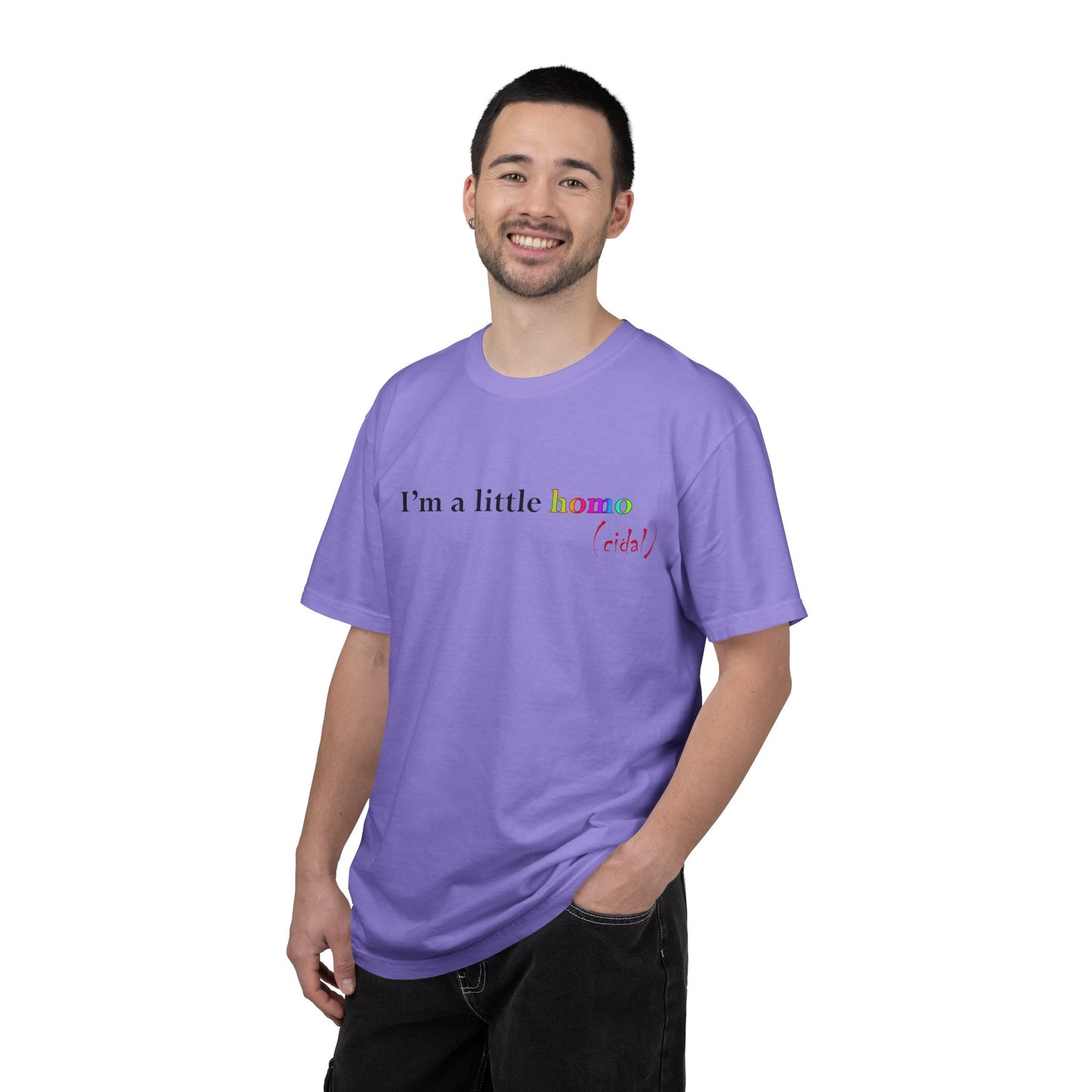 I'm a little homo (cidal) T-Shirt — Funny Statement Tee