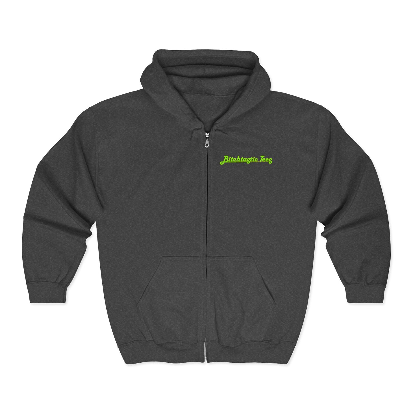 Full Zip Hoodie - "Stop Banning Books (your kids can't read anyway)" Novelty Protest Zip-Up