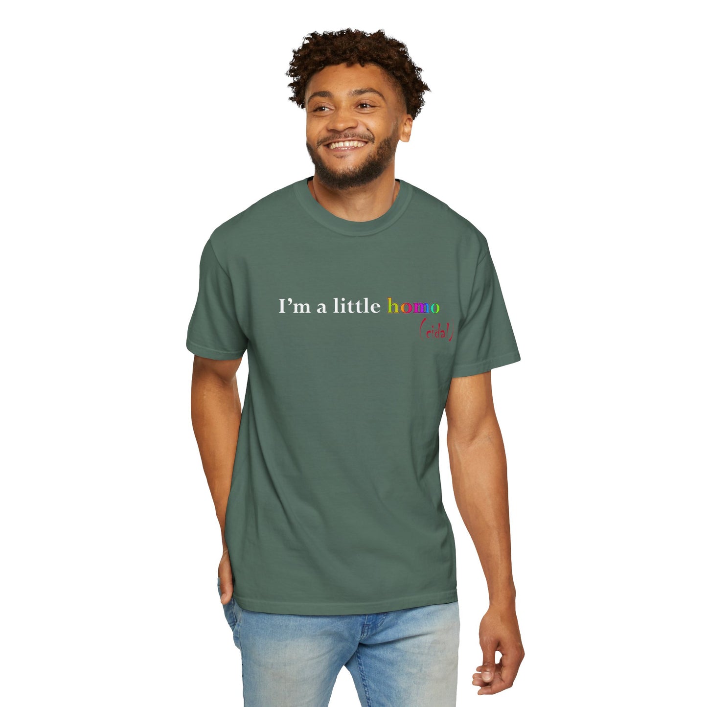 I'm a little homo (cidal) T-Shirt — Identity and Vibe Slogan Tee