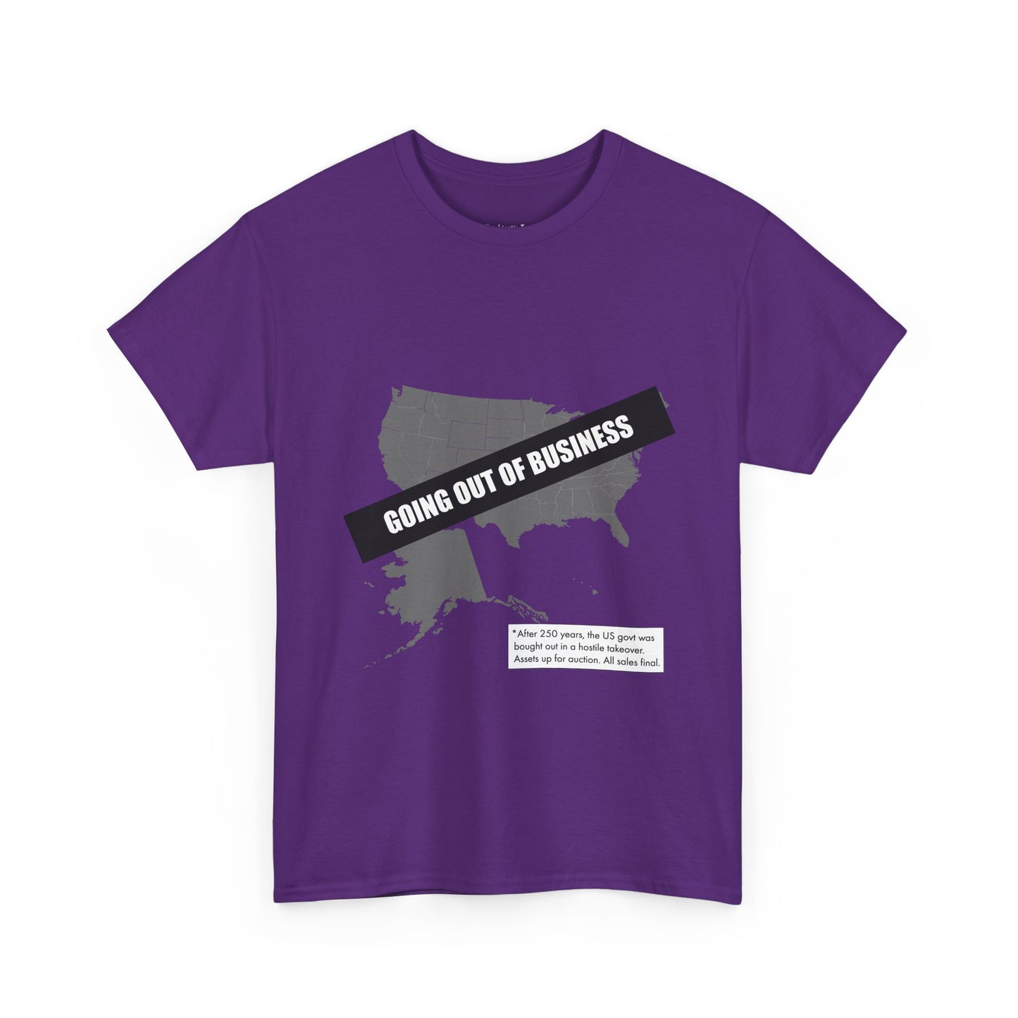 T‑Shirt — "Going Out of Business" USA Map Graphic Tee