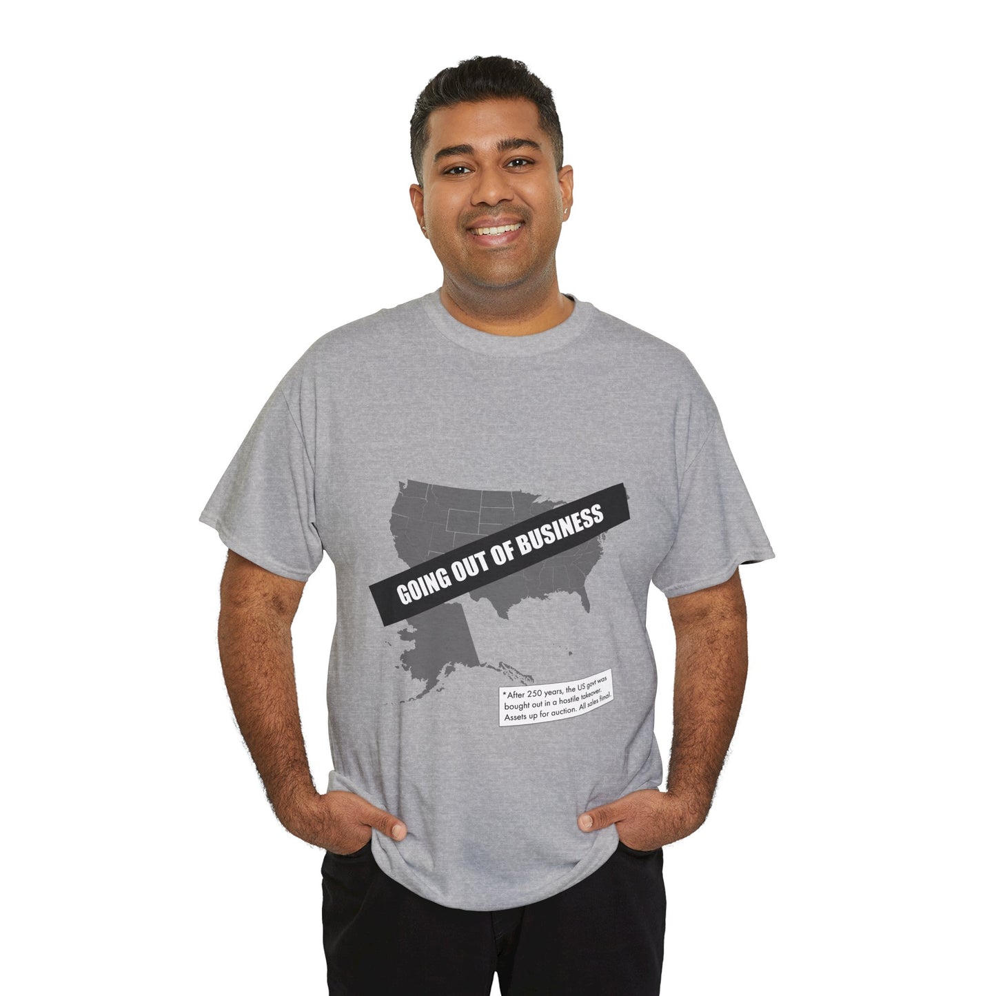 T‑Shirt — "Going Out of Business" USA Map Graphic Tee