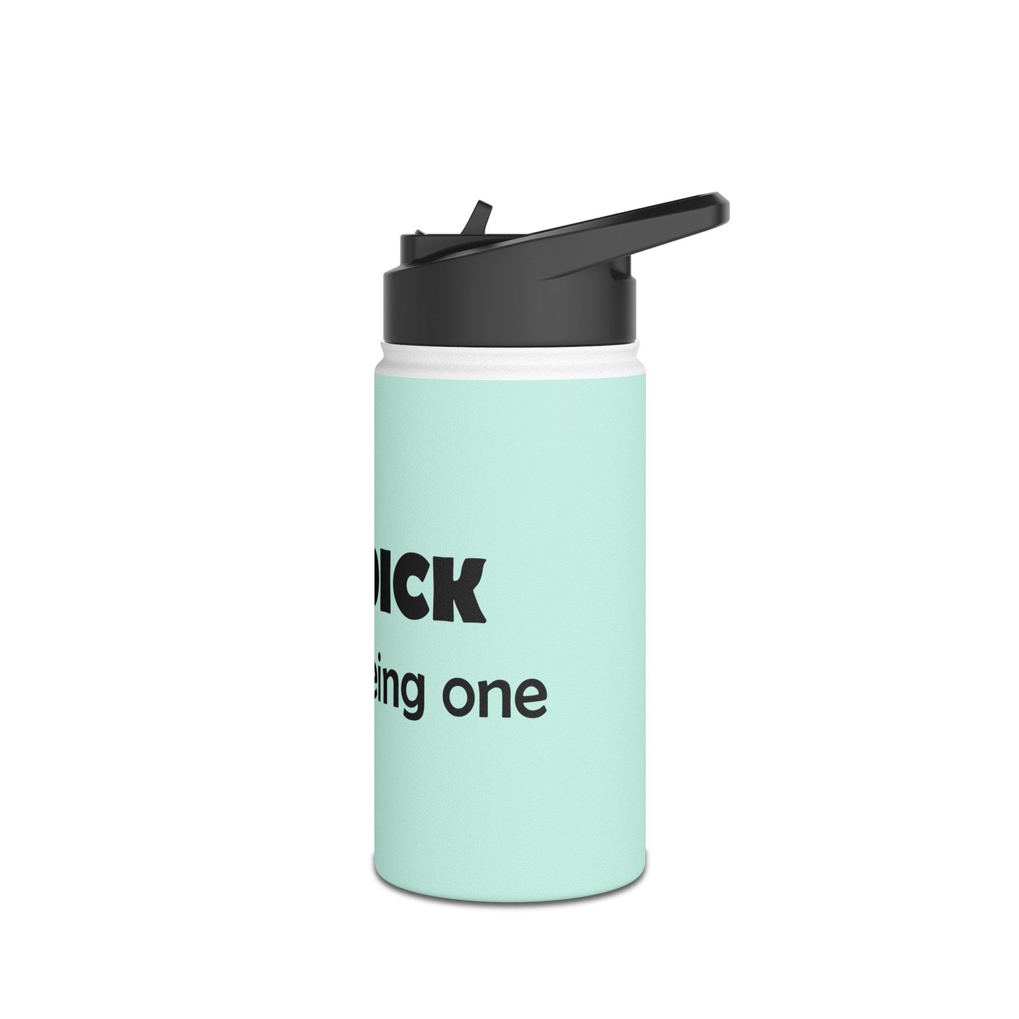 Stainless Steel Water Bottle — "Eat a Dick" Mint Travel Bottle