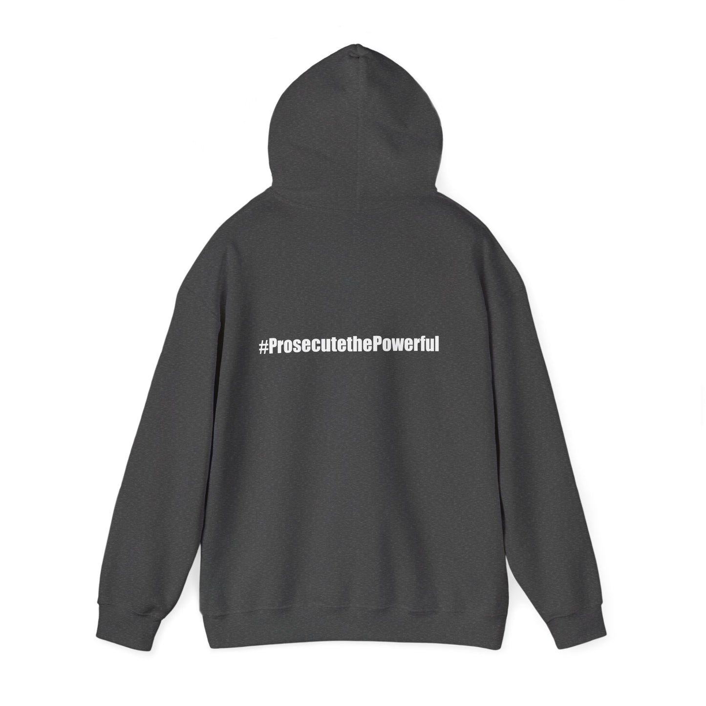 #OneJustice Hoodie — #ProsecutethePowerful Pullover