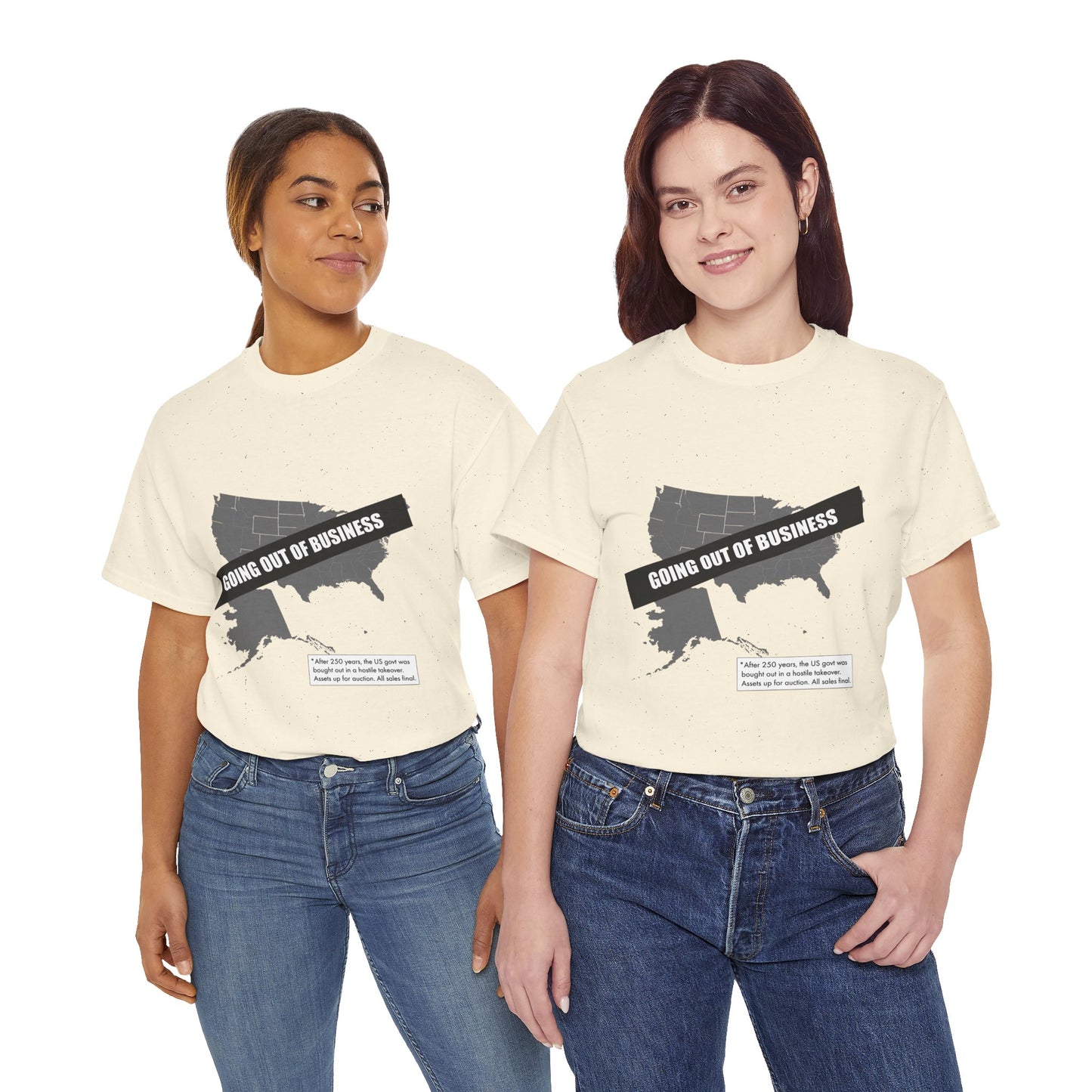 T‑Shirt — "Going Out of Business" USA Map Graphic Tee