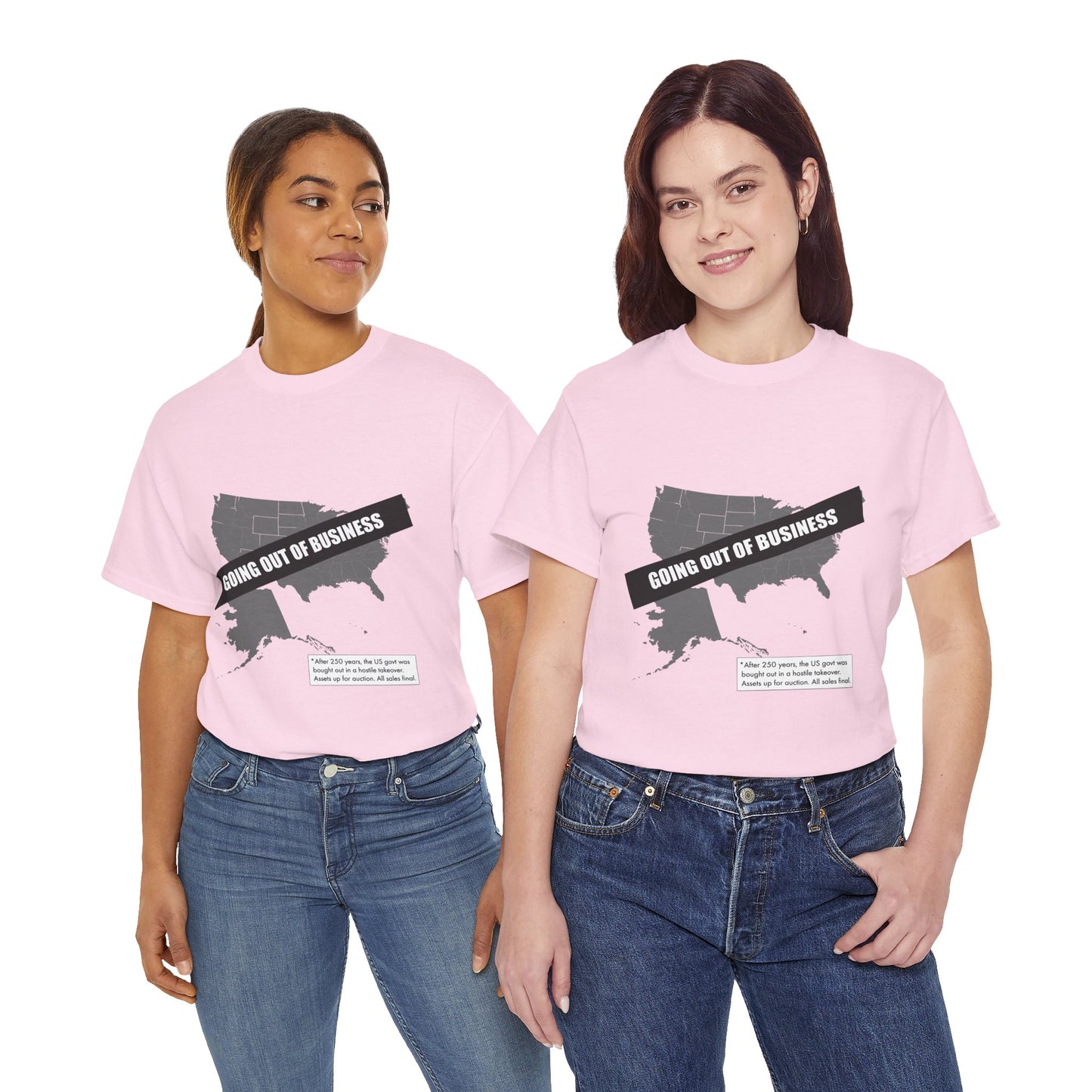 T‑Shirt — "Going Out of Business" USA Map Graphic Tee