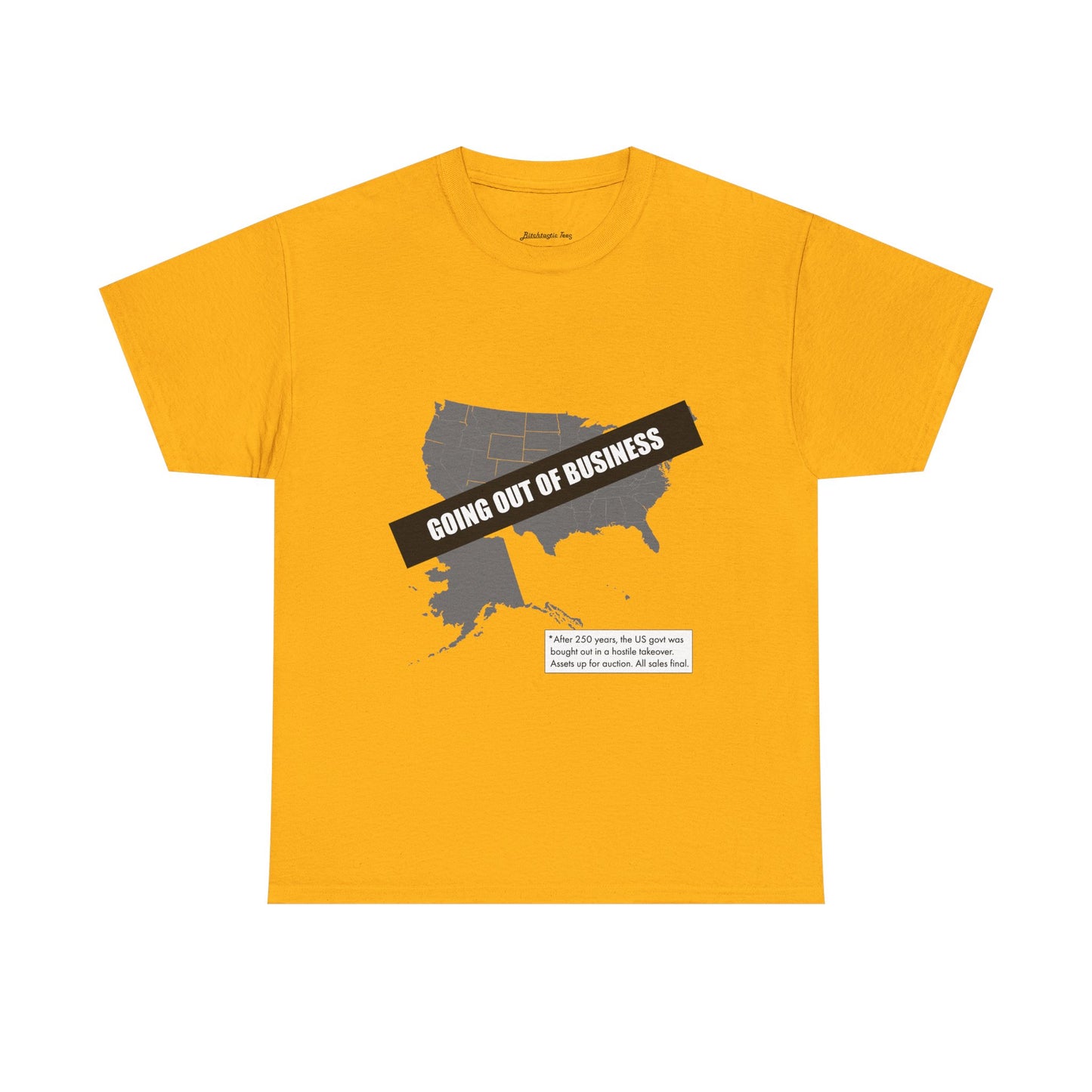 T‑Shirt — "Going Out of Business" USA Map Graphic Tee