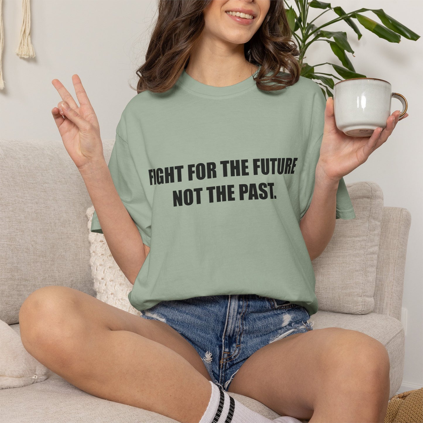 Fight for the Future T-Shirt —  Environmental Message Graphic Tee