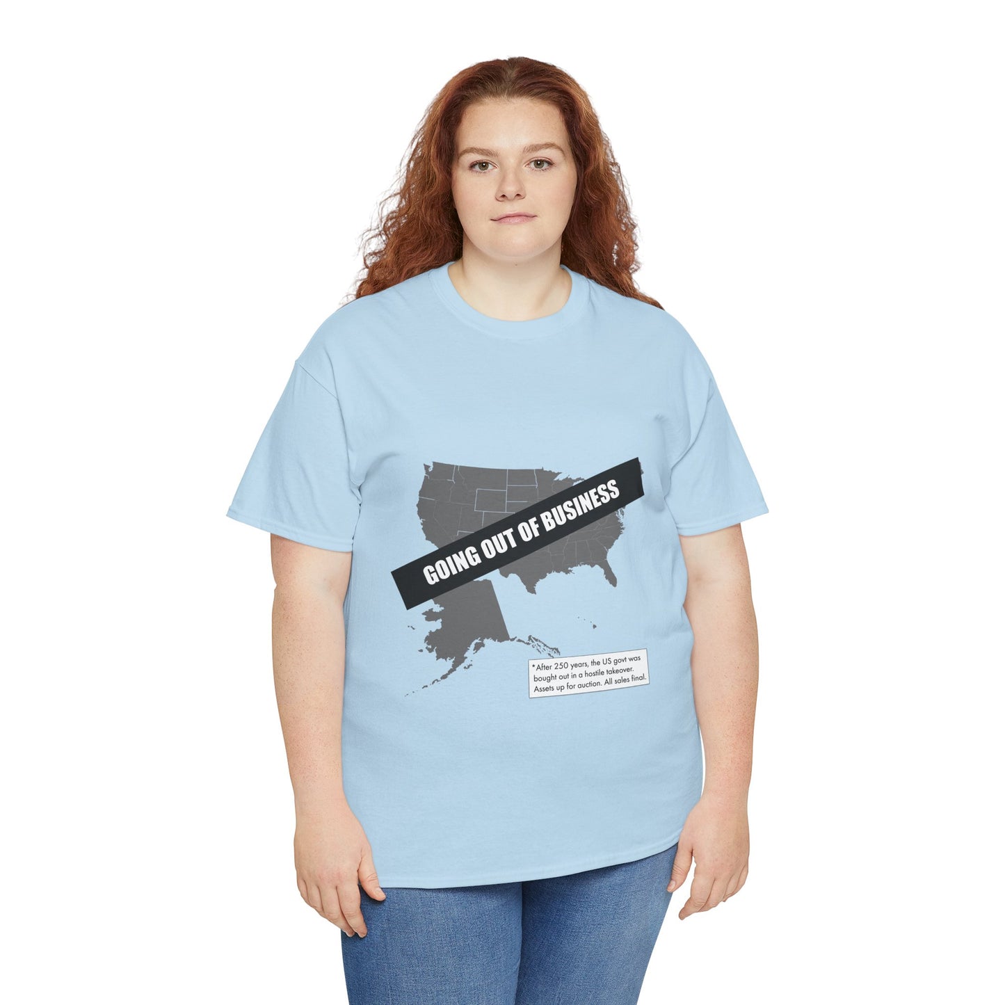 T‑Shirt — "Going Out of Business" USA Map Graphic Tee