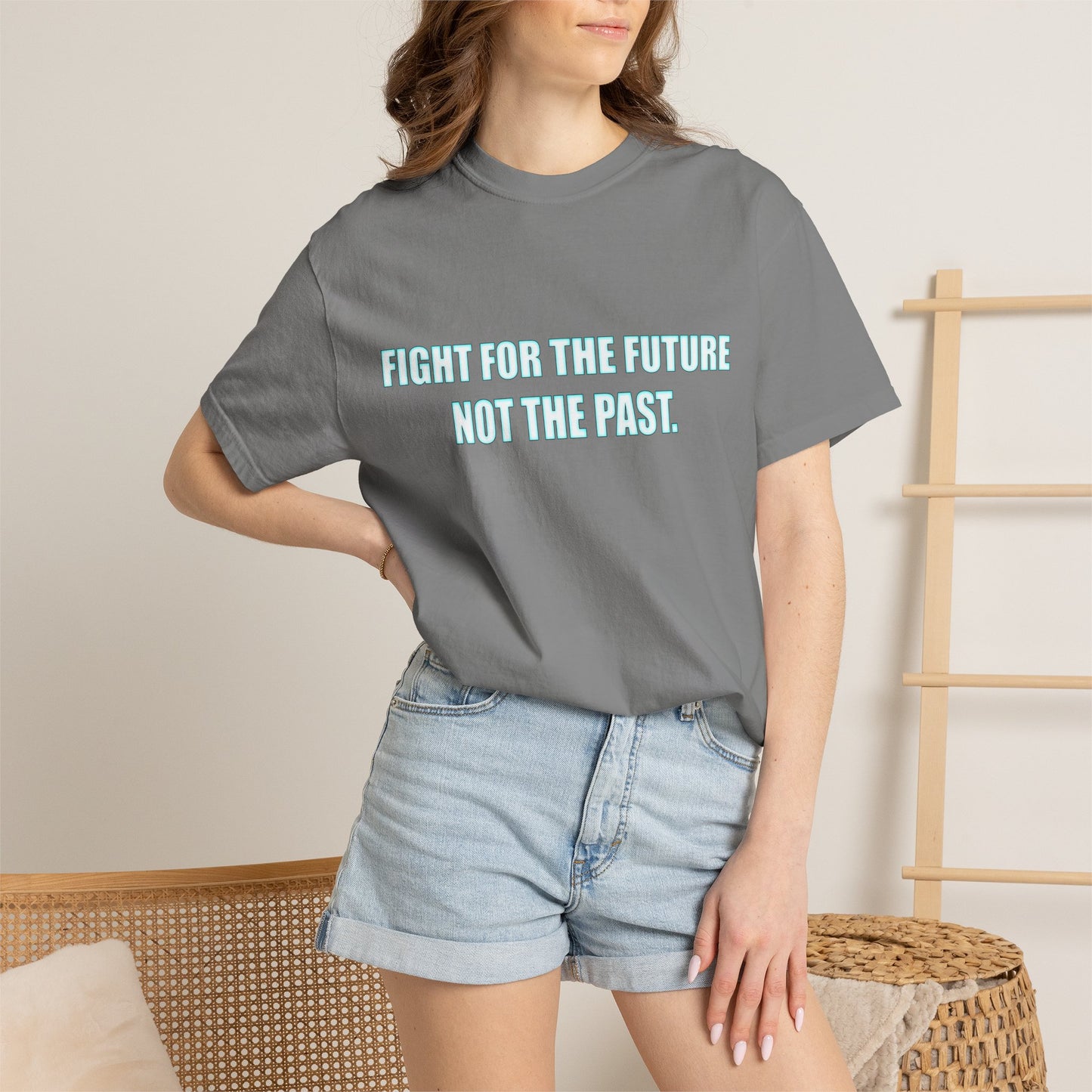 Fight for the Future T-Shirt — Environmental Urgency Slogan Tee