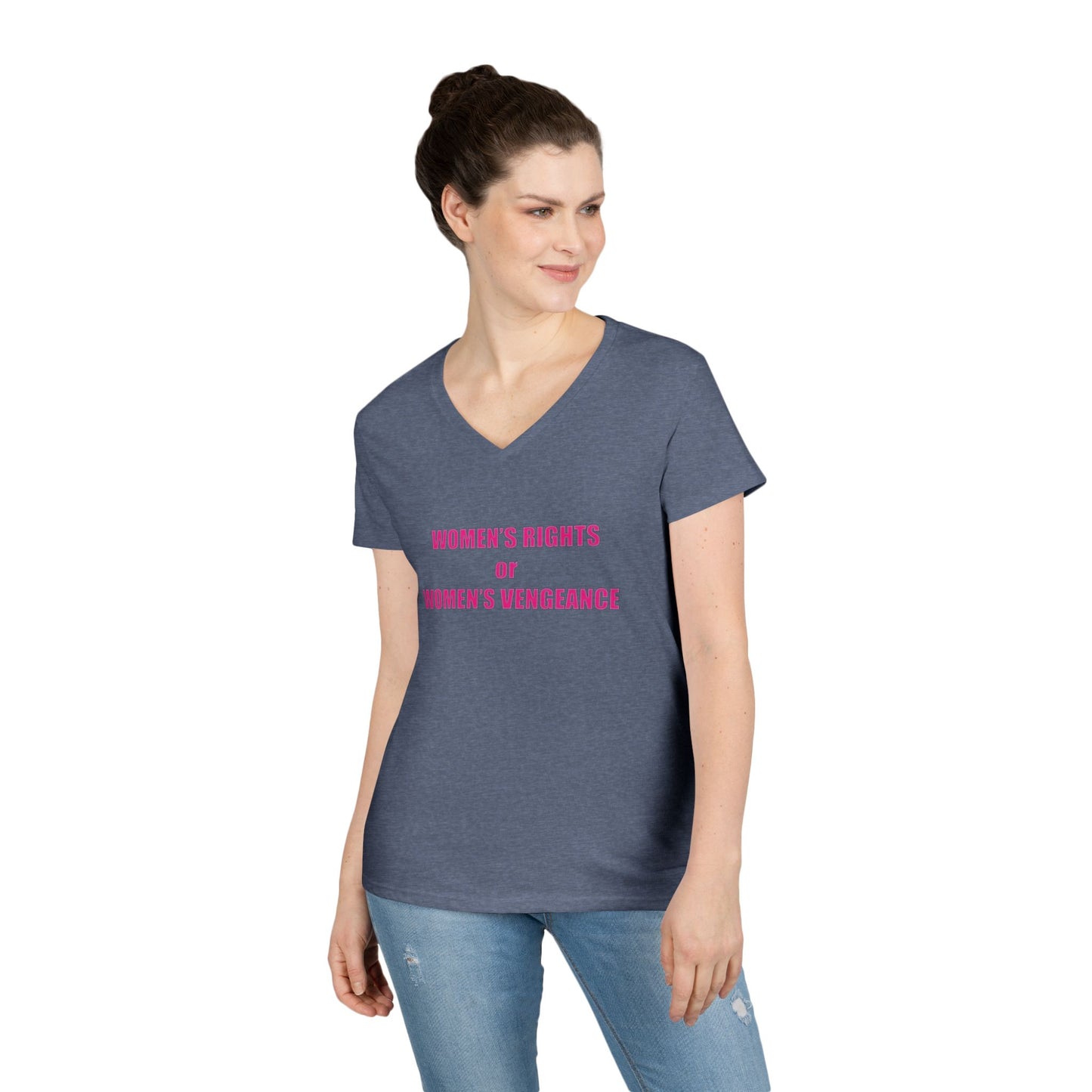 Women's Rights or Women's Vengeance V-Neck Tee