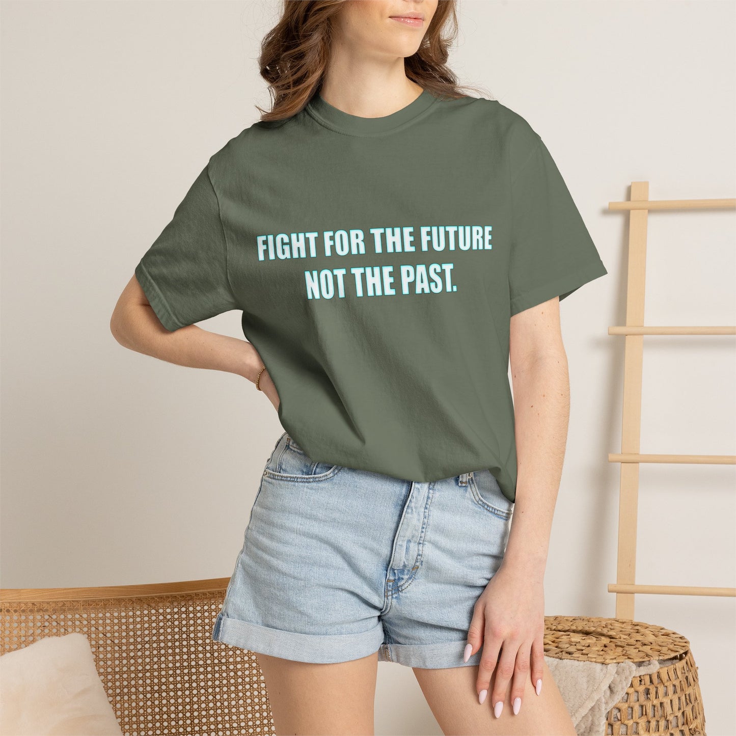 Fight for the Future T-Shirt — Environmental Urgency Slogan Tee
