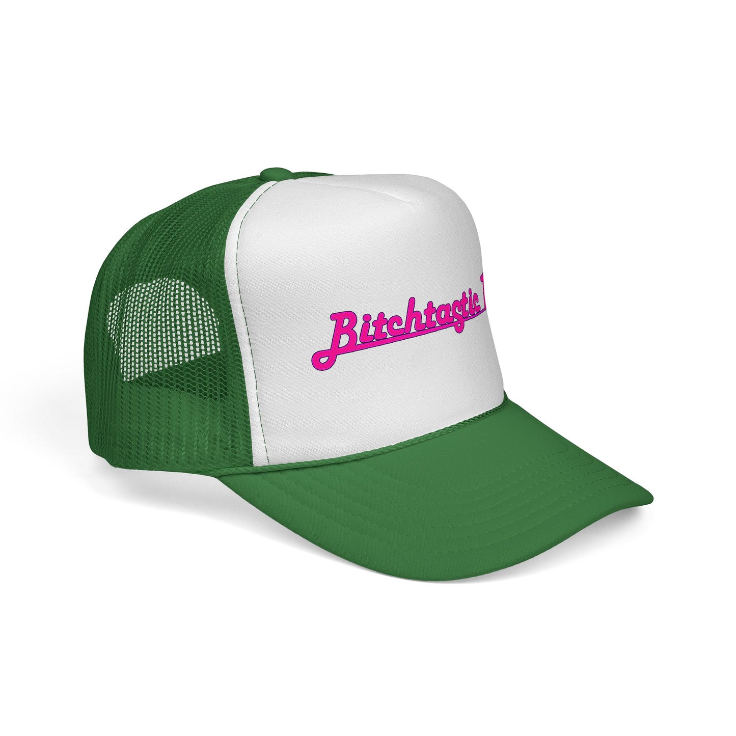 Trucker Cap — 'Bitchtastic Tees' Retro Script Foam Trucker Hat