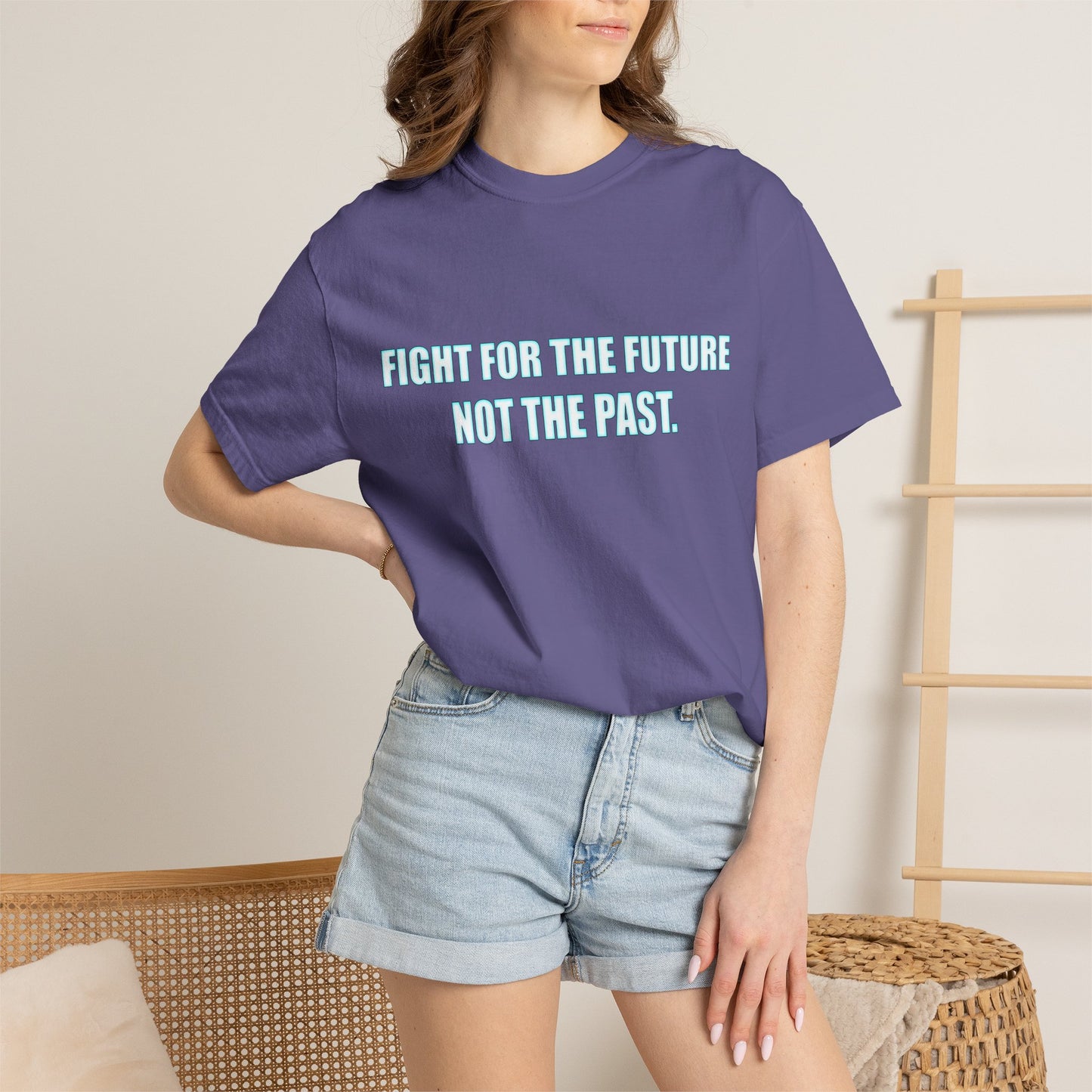 Fight for the Future T-Shirt — Environmental Urgency Slogan Tee