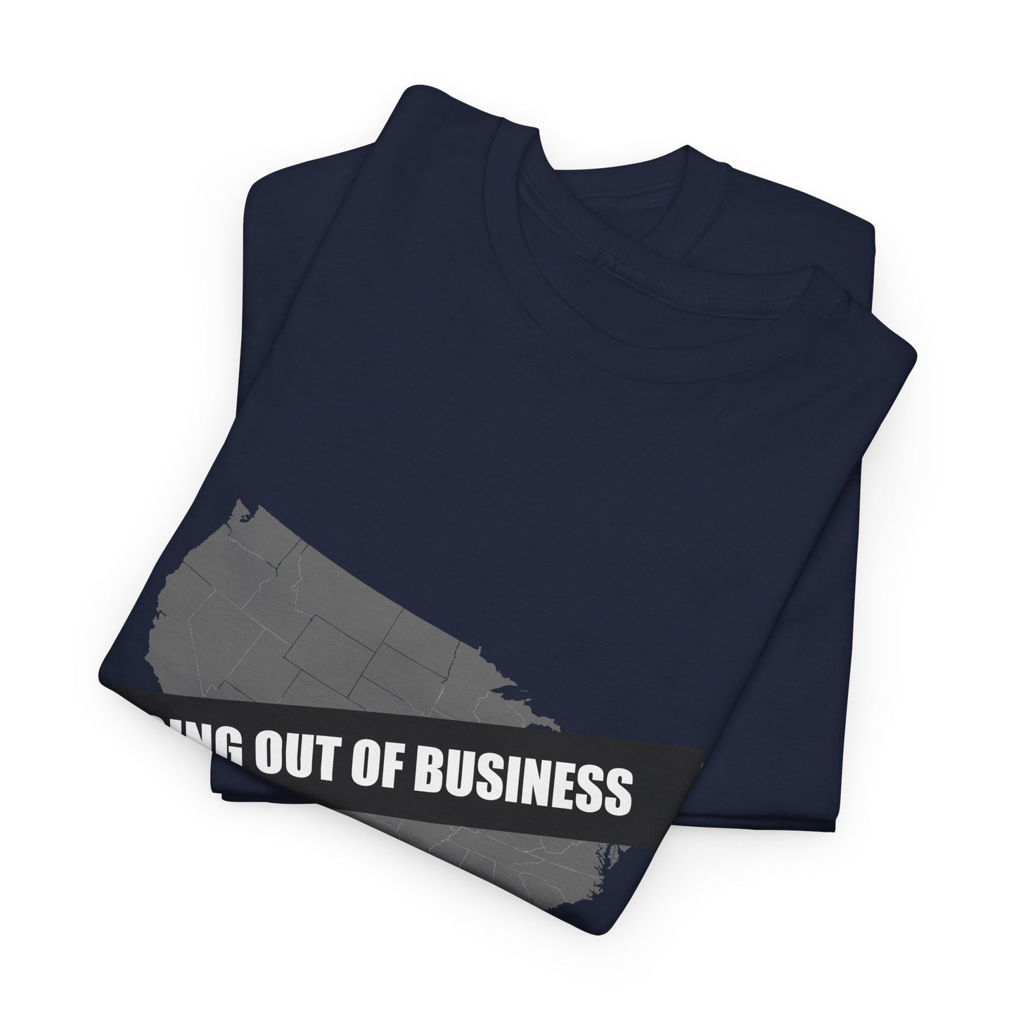 T‑Shirt — "Going Out of Business" USA Map Graphic Tee