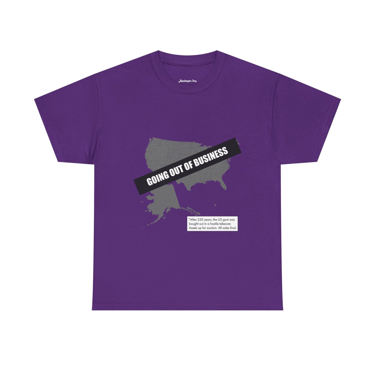 T‑Shirt — "Going Out of Business" USA Map Graphic Tee