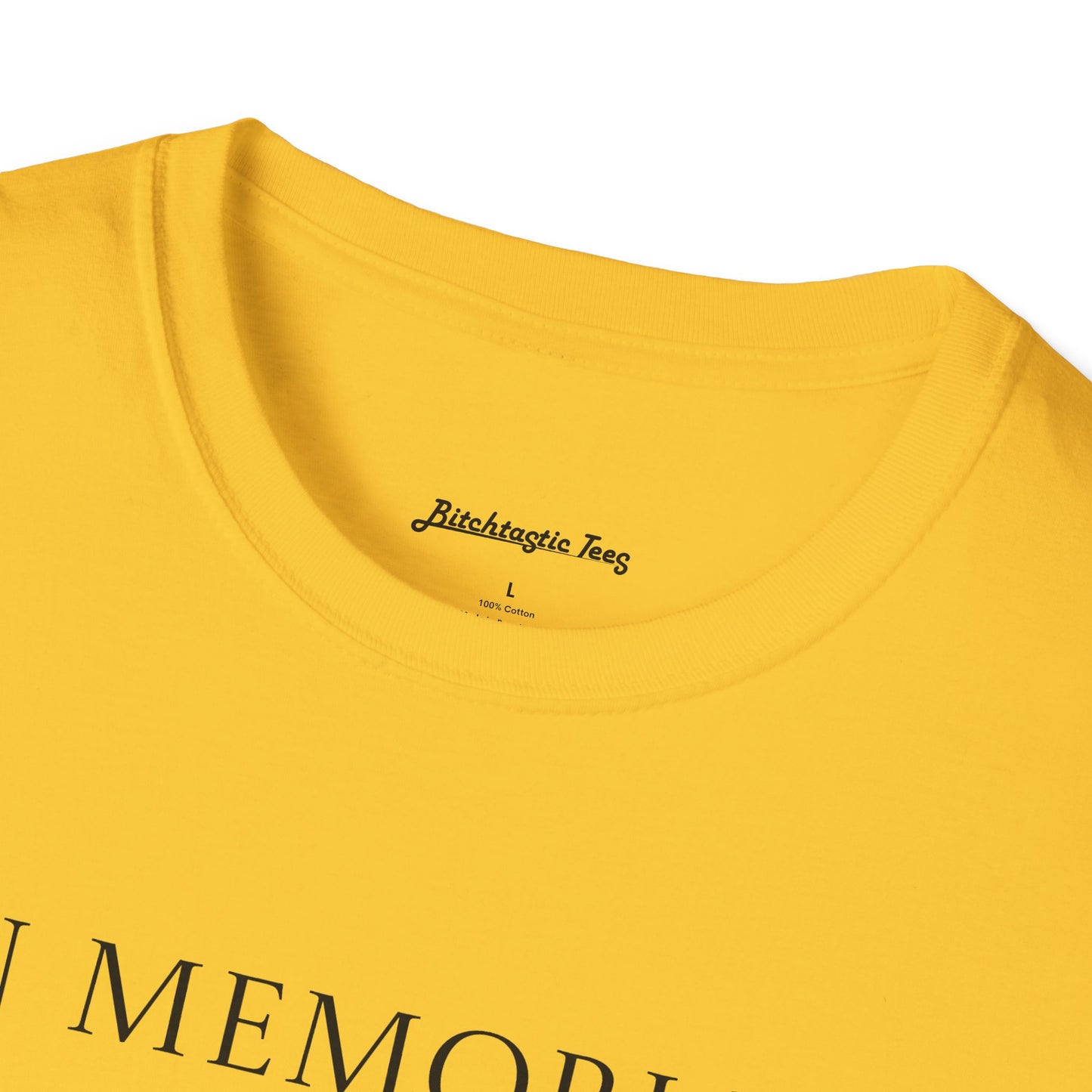 In Memoriam Skull Graphic T-Shirt, Unisex Casual Tee in Remembrance for the Death of Liberty