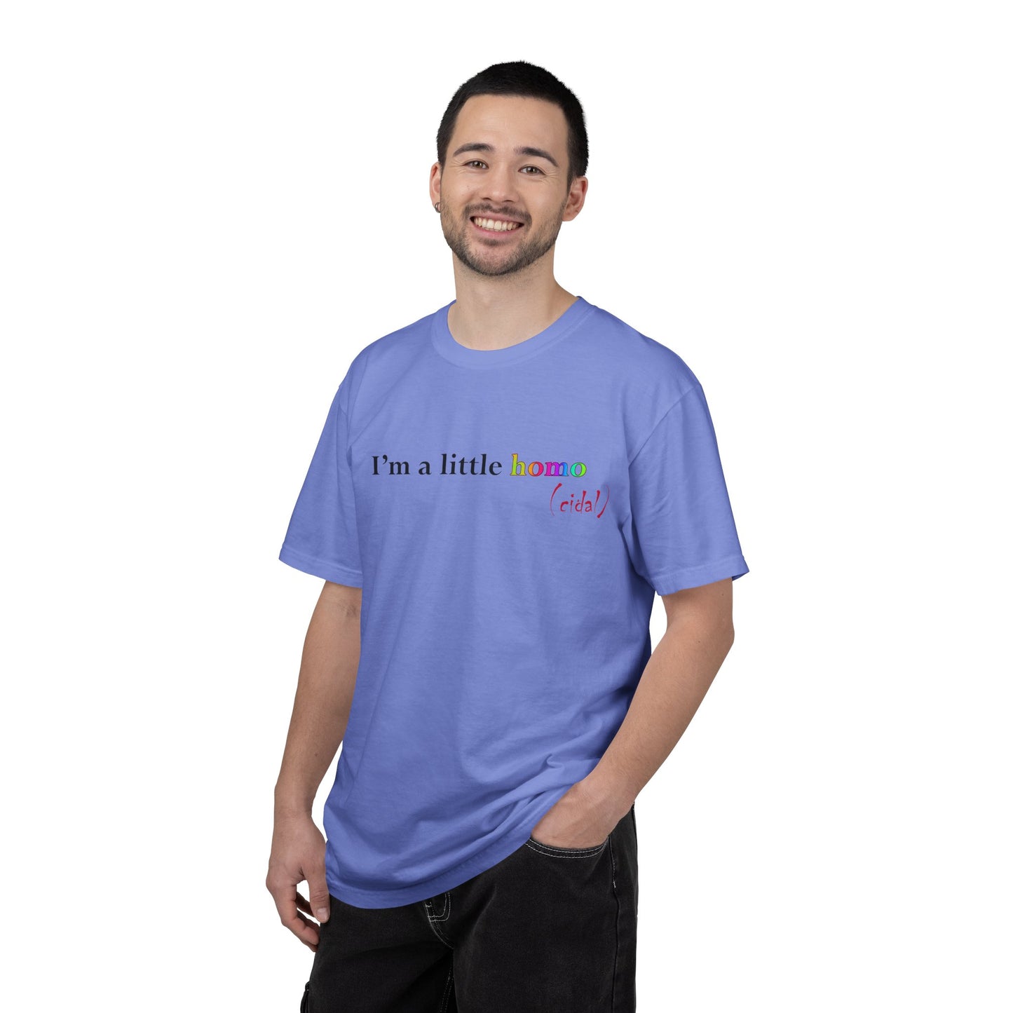 I'm a little homo (cidal) T-Shirt — Funny Statement Tee