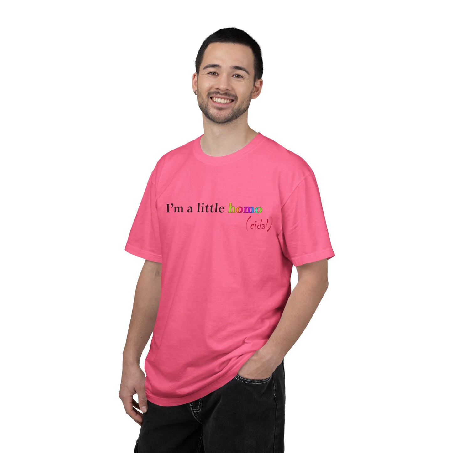 I'm a little homo (cidal) T-Shirt — Funny Statement Tee