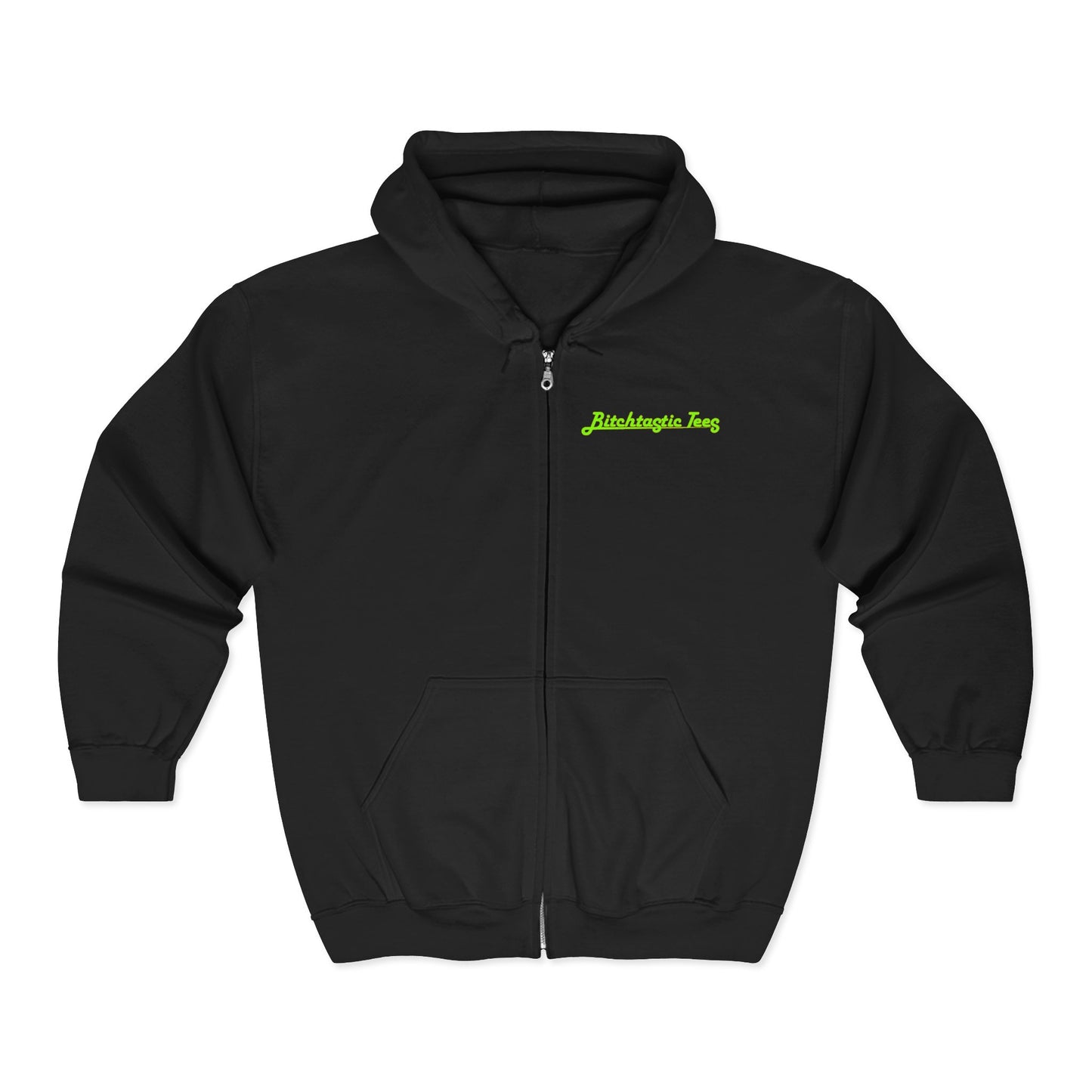 Full Zip Hoodie - "Stop Banning Books (your kids can't read anyway)" Novelty Protest Zip-Up