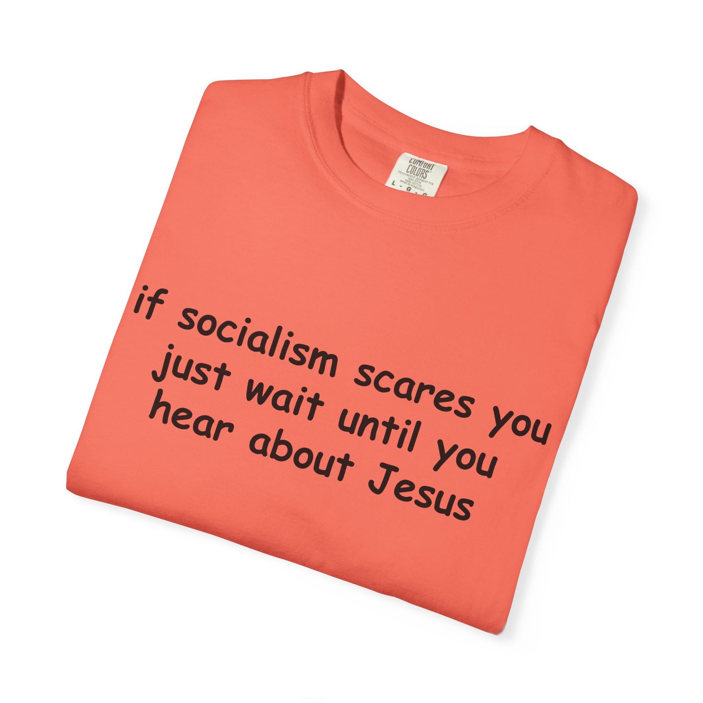 Socialist Jesus T-Shirt —  Modern Irony Graphic Tee
