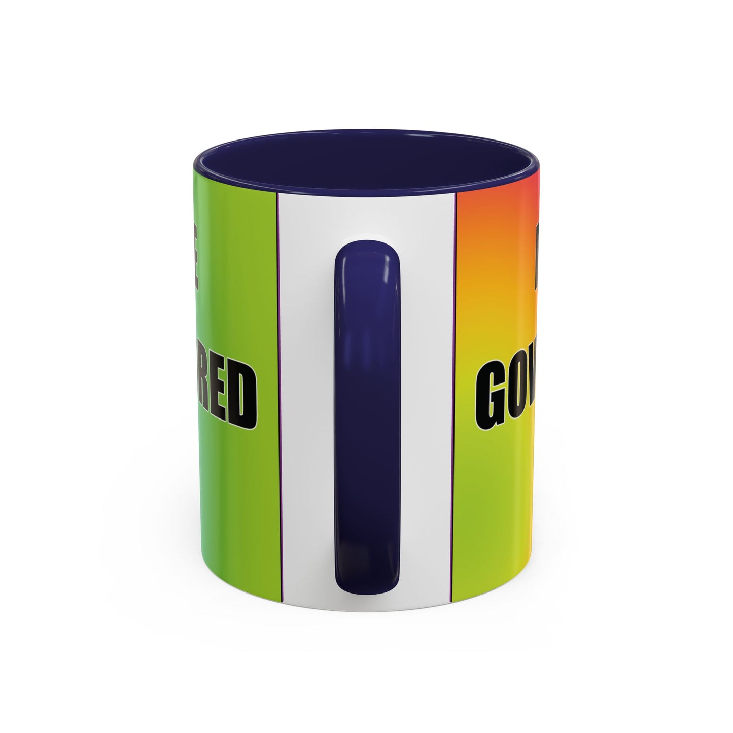 Coffee Mug — Bold Rainbow "F*** Off With The Government-Sponsored Gaslighting" Accent Mug