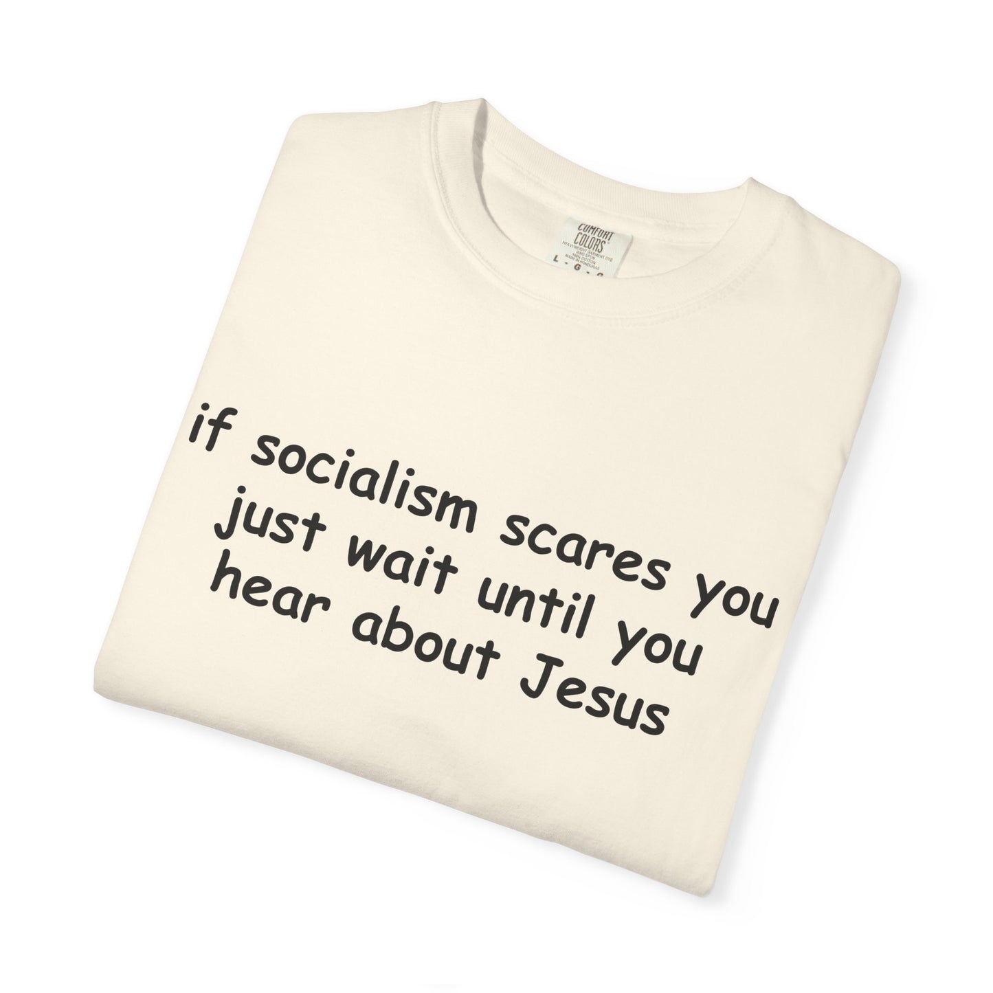 Socialist Jesus T-Shirt —  Modern Irony Graphic Tee