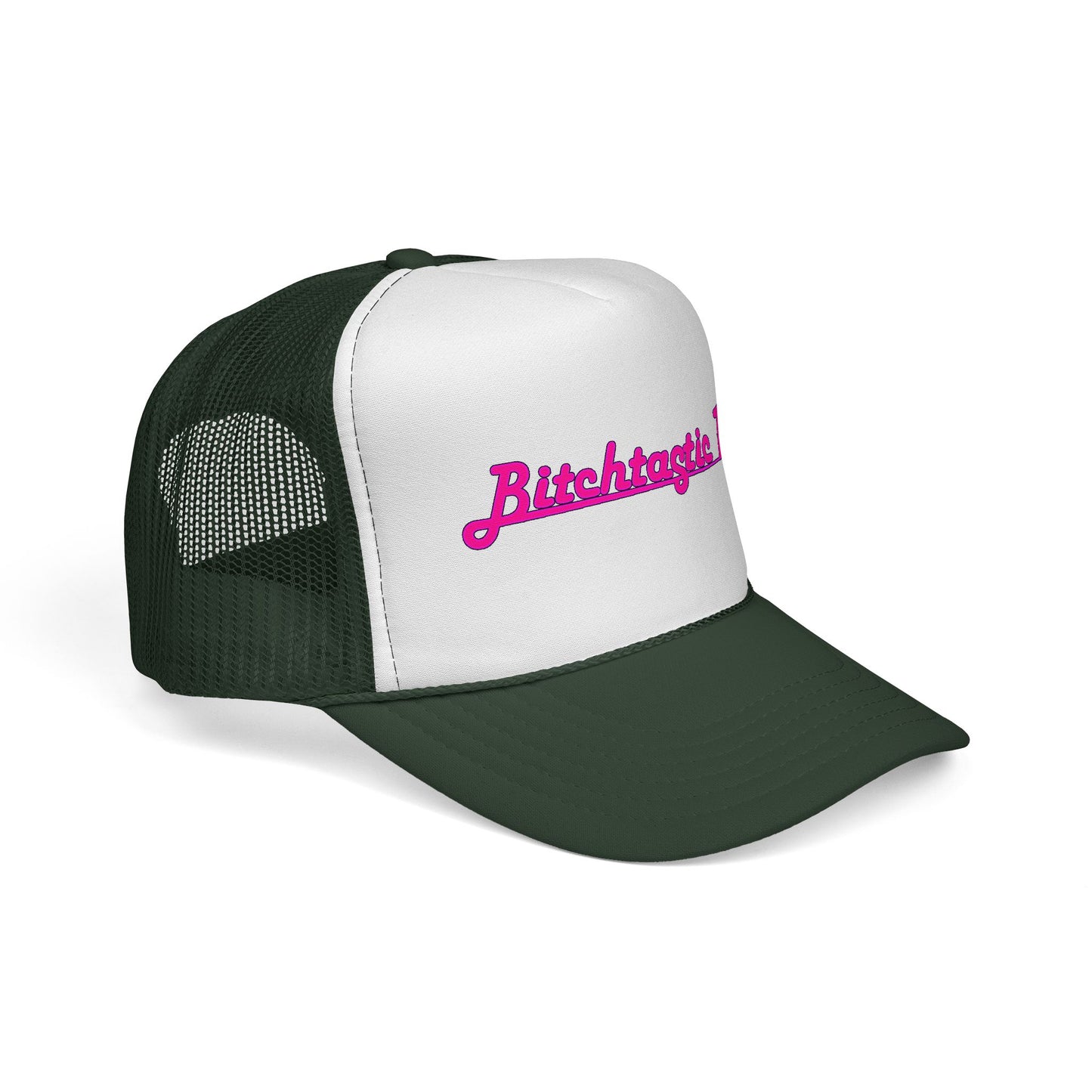 Trucker Cap — 'Bitchtastic Tees' Retro Script Foam Trucker Hat