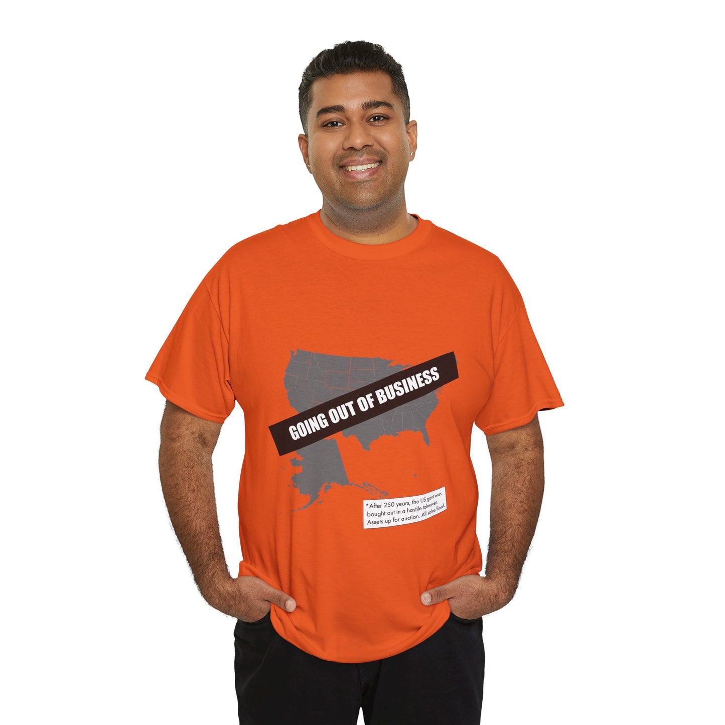 T‑Shirt — "Going Out of Business" USA Map Graphic Tee