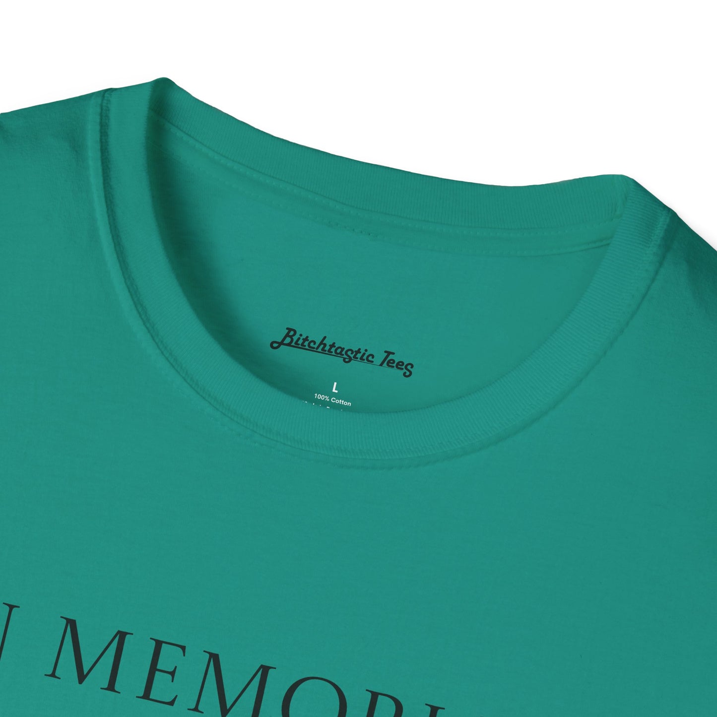 In Memoriam Skull Graphic T-Shirt, Unisex Casual Tee in Remembrance for the Death of Liberty