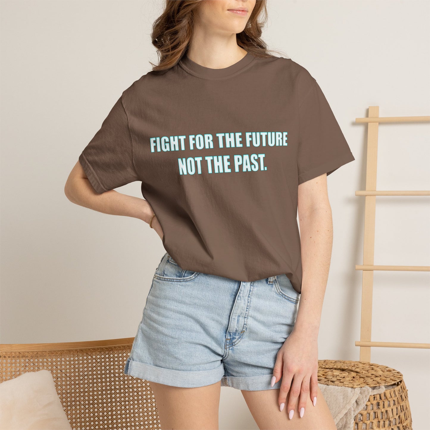 Fight for the Future T-Shirt — Environmental Urgency Slogan Tee