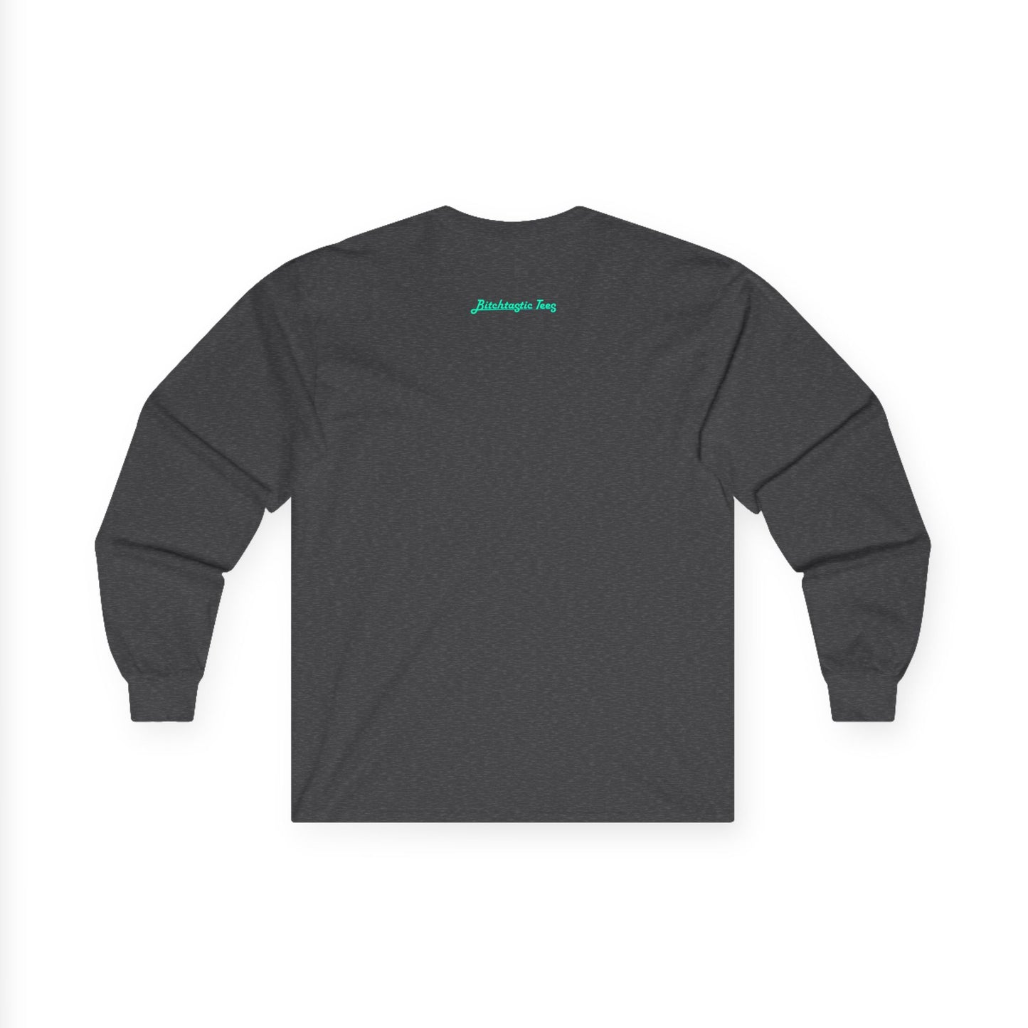 Long Sleeve Tee — "no joy. just memes." Minimalist Meme Shirt