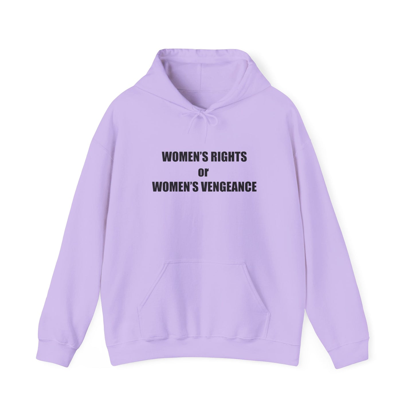 Hooded Sweatshirt - Women's Rights or Women's Vengeance - Motivational Hoodie