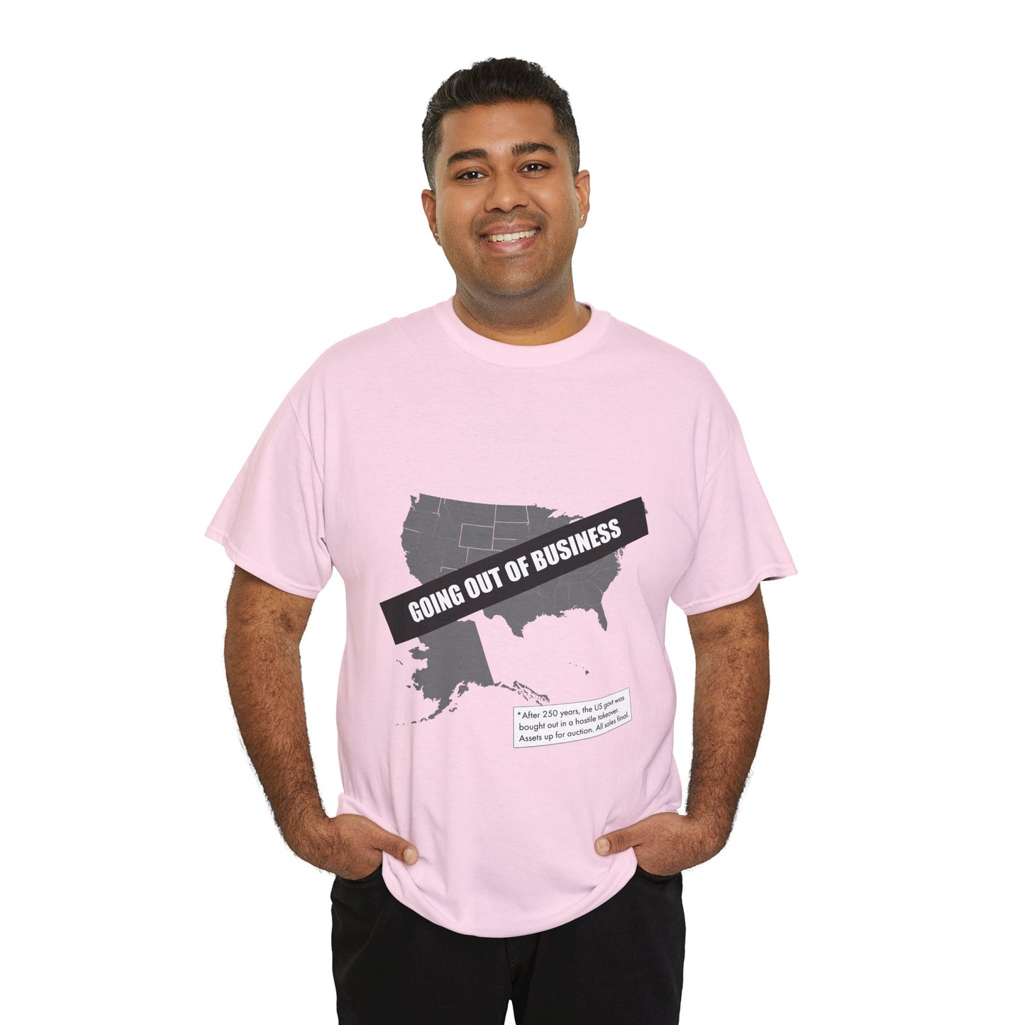 T‑Shirt — "Going Out of Business" USA Map Graphic Tee