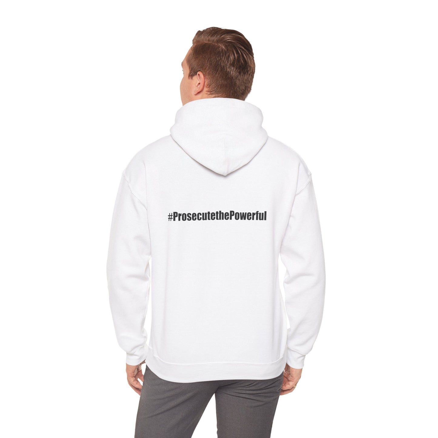 #OneJustice Hoodie — #ProsecutethePowerful Pullover