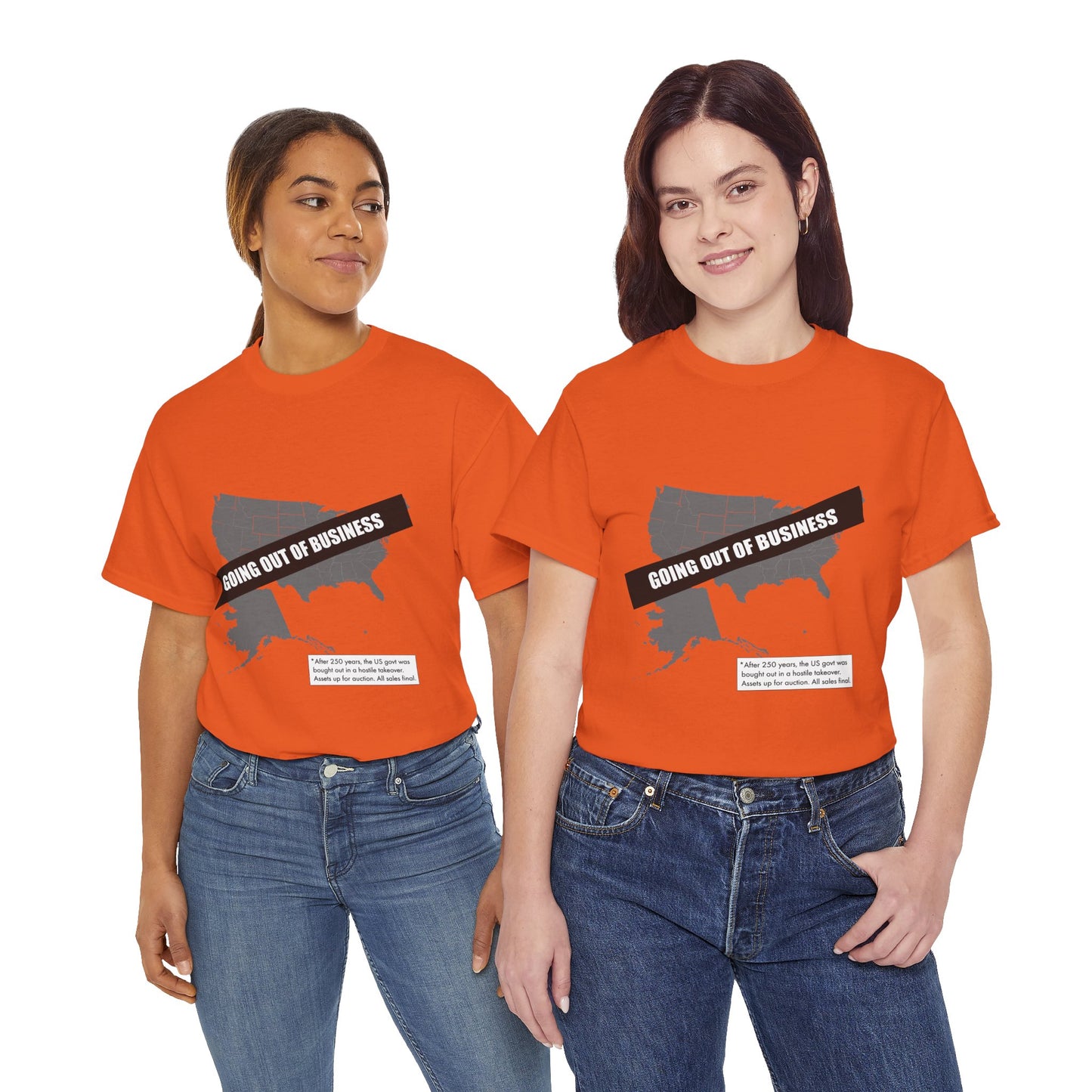 T‑Shirt — "Going Out of Business" USA Map Graphic Tee