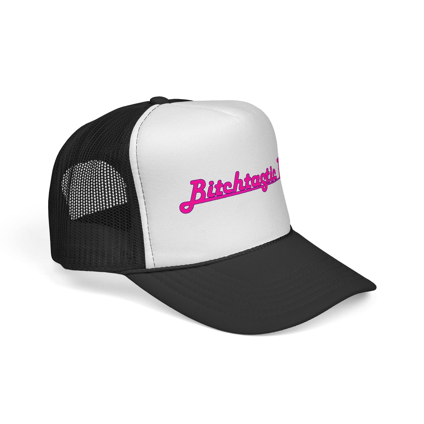Trucker Cap — 'Bitchtastic Tees' Retro Script Foam Trucker Hat