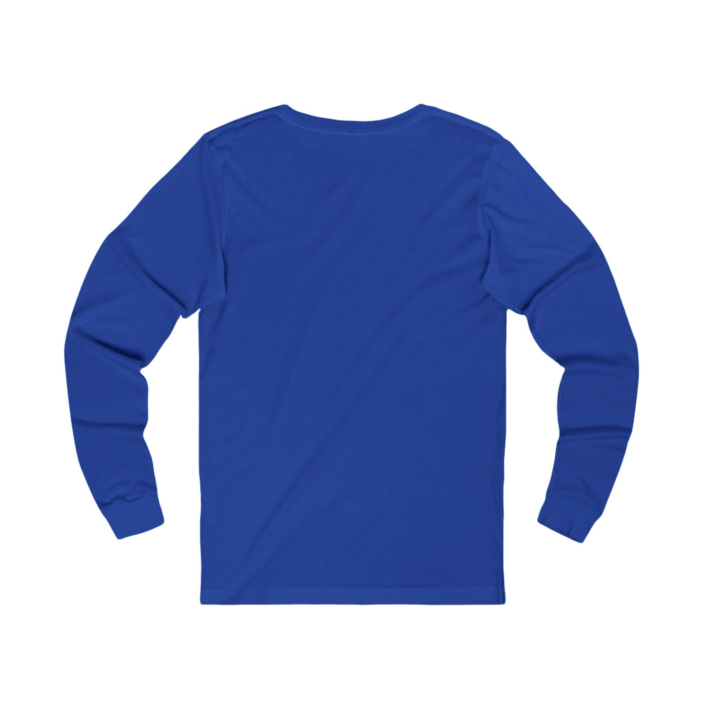 Long Sleeve Tee — "Playing peek-a-boo with reality doesn't make it disappear." Minimalist Statement Shirt