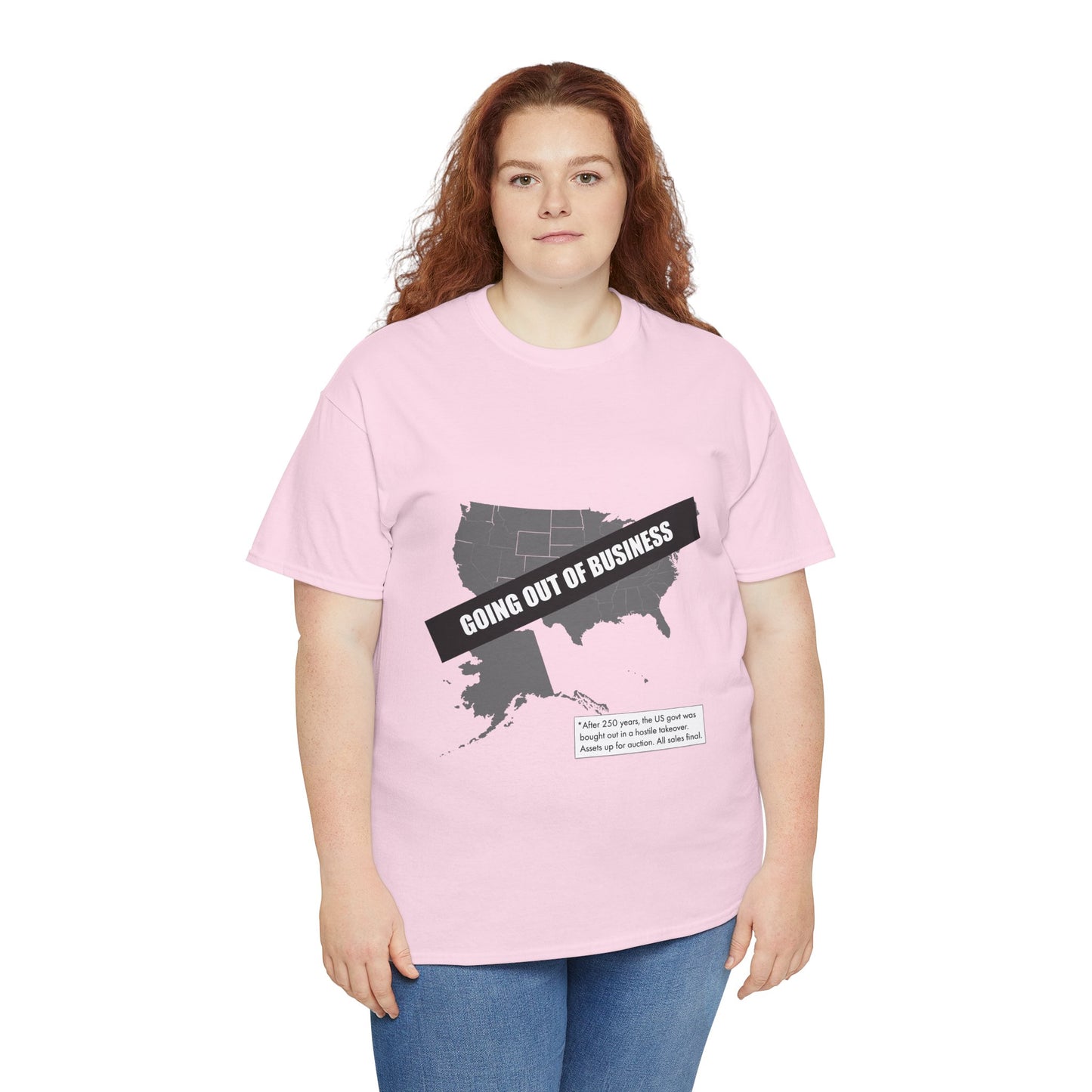 T‑Shirt — "Going Out of Business" USA Map Graphic Tee