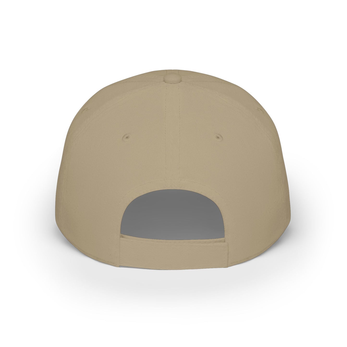 Printed "Bitchtastic Tees" Low Profile Baseball Cap — Retro Script Logo Hat
